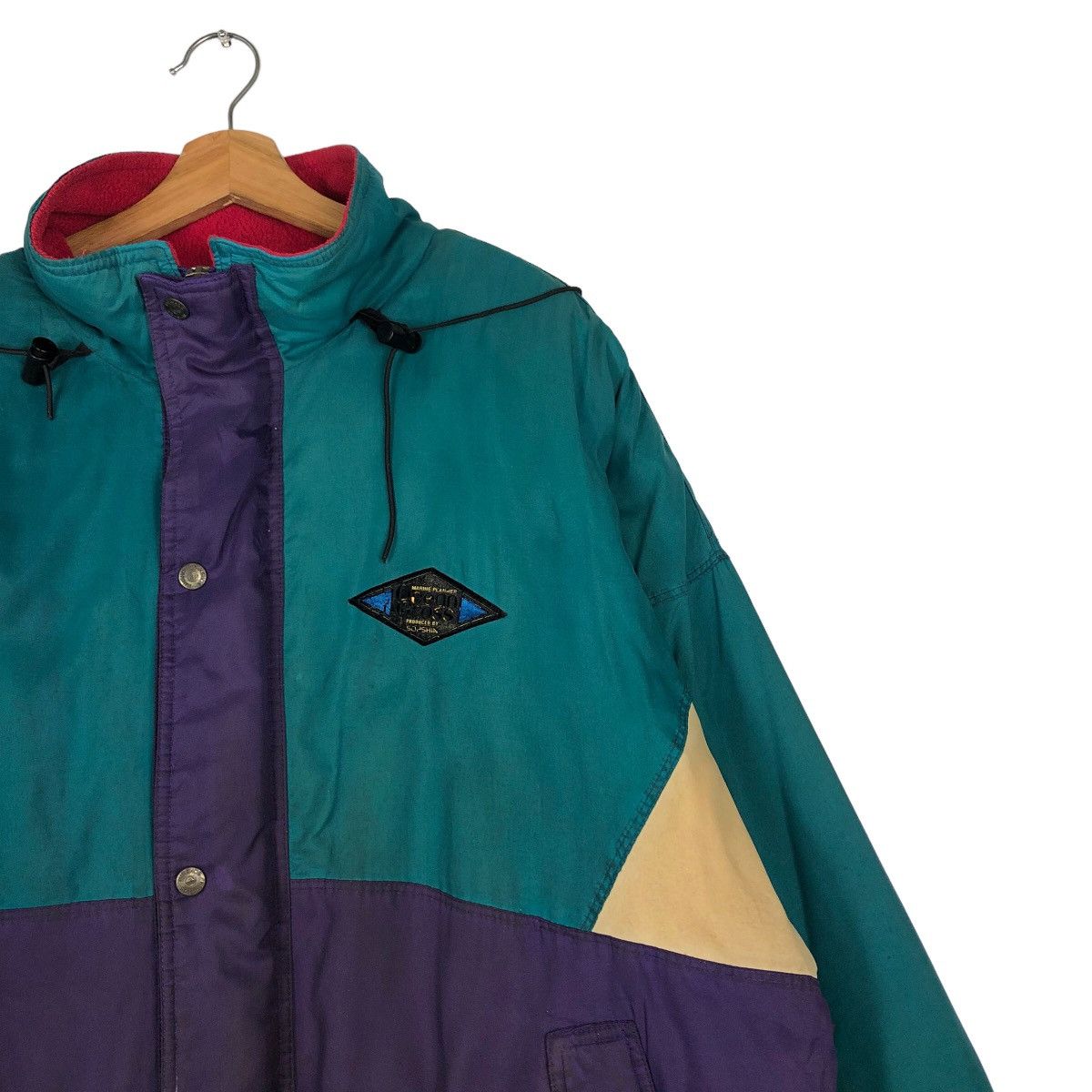 Japanese Brand 🔥Multi Colour Biker Jacket Sohshin Parachute Cargo Pockets Size US L / EU 52-54 / 3 - 6 Thumbnail