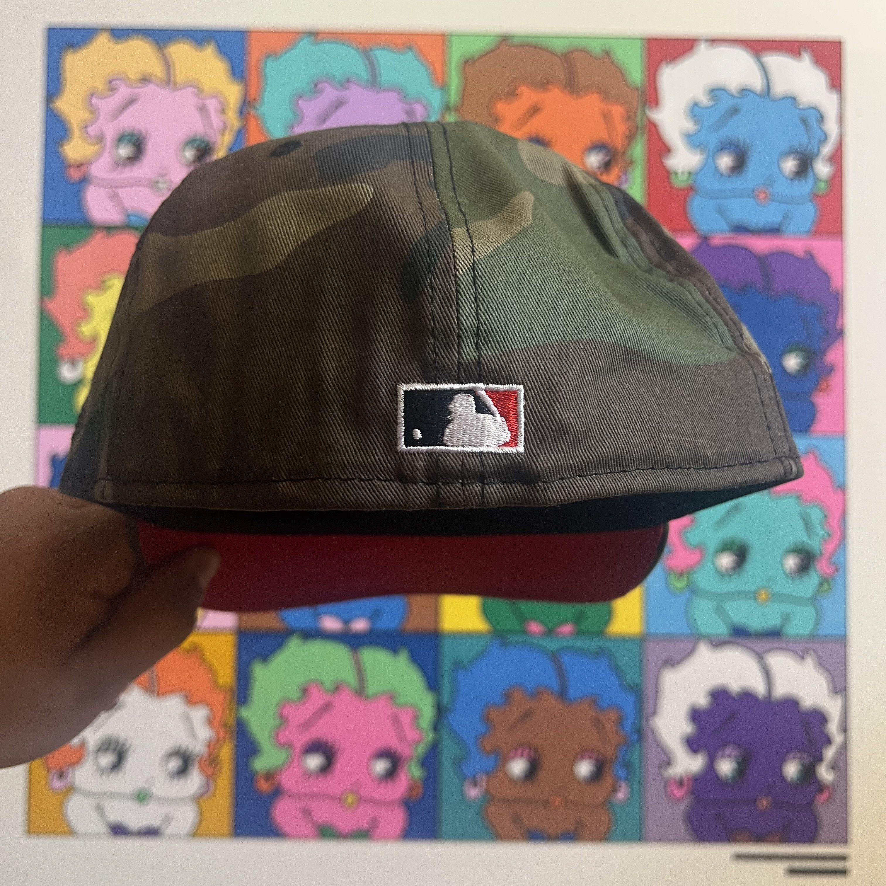 New Era Houston Astros Camo Red UV 7 1/4 Size ONE SIZE - 3 Thumbnail