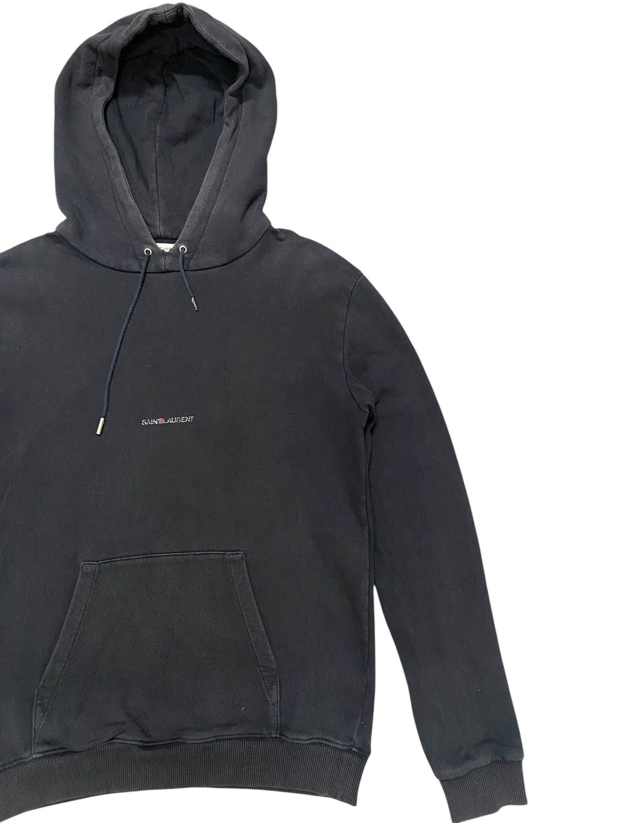Saint Laurent Paris Saint Laurent centre small logo sunfaded hoodie Size US XS / EU 42 / 0 - 1 Thumbnail