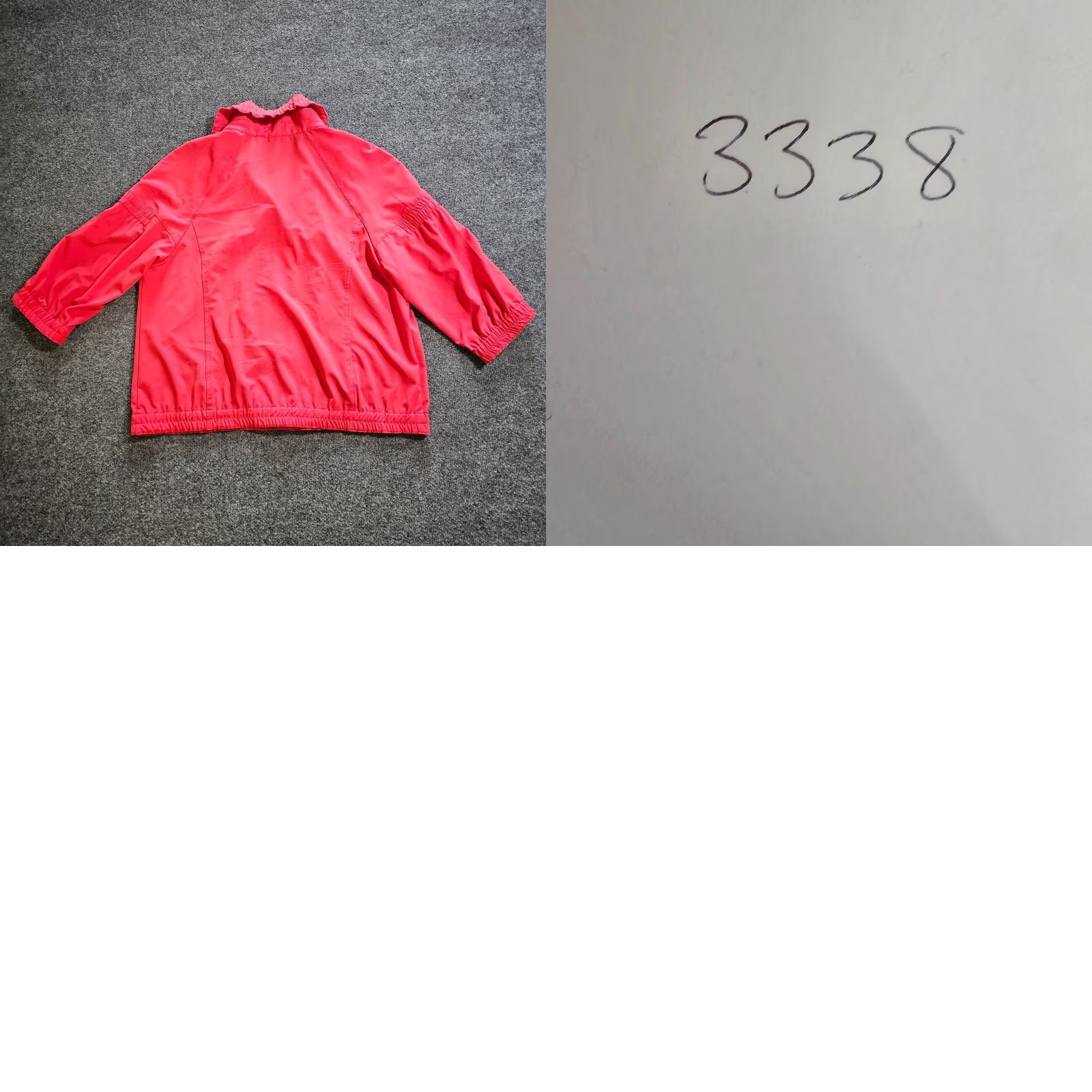 Vintage Chicos Zenergy Jacket Womens Large Orange 3/4 Sleeve Full Zip Athletic Casual Jacket Size L / US 10 / IT 46 - 8 Thumbnail