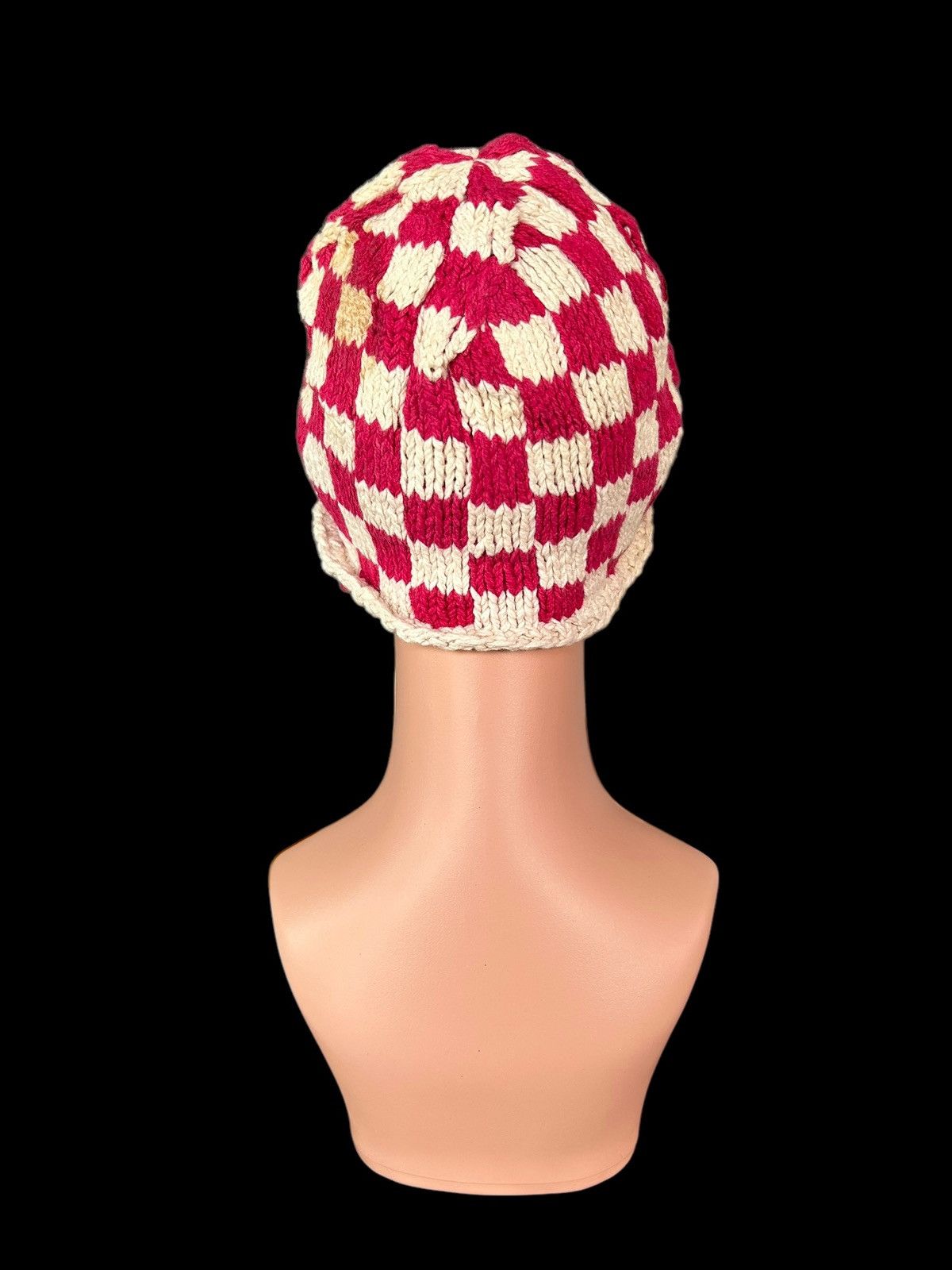Japanese Brand × Kapital × Vintage Crochet Knitted Handmade Beanie Hats Rare Size ONE SIZE - 4 Thumbnail