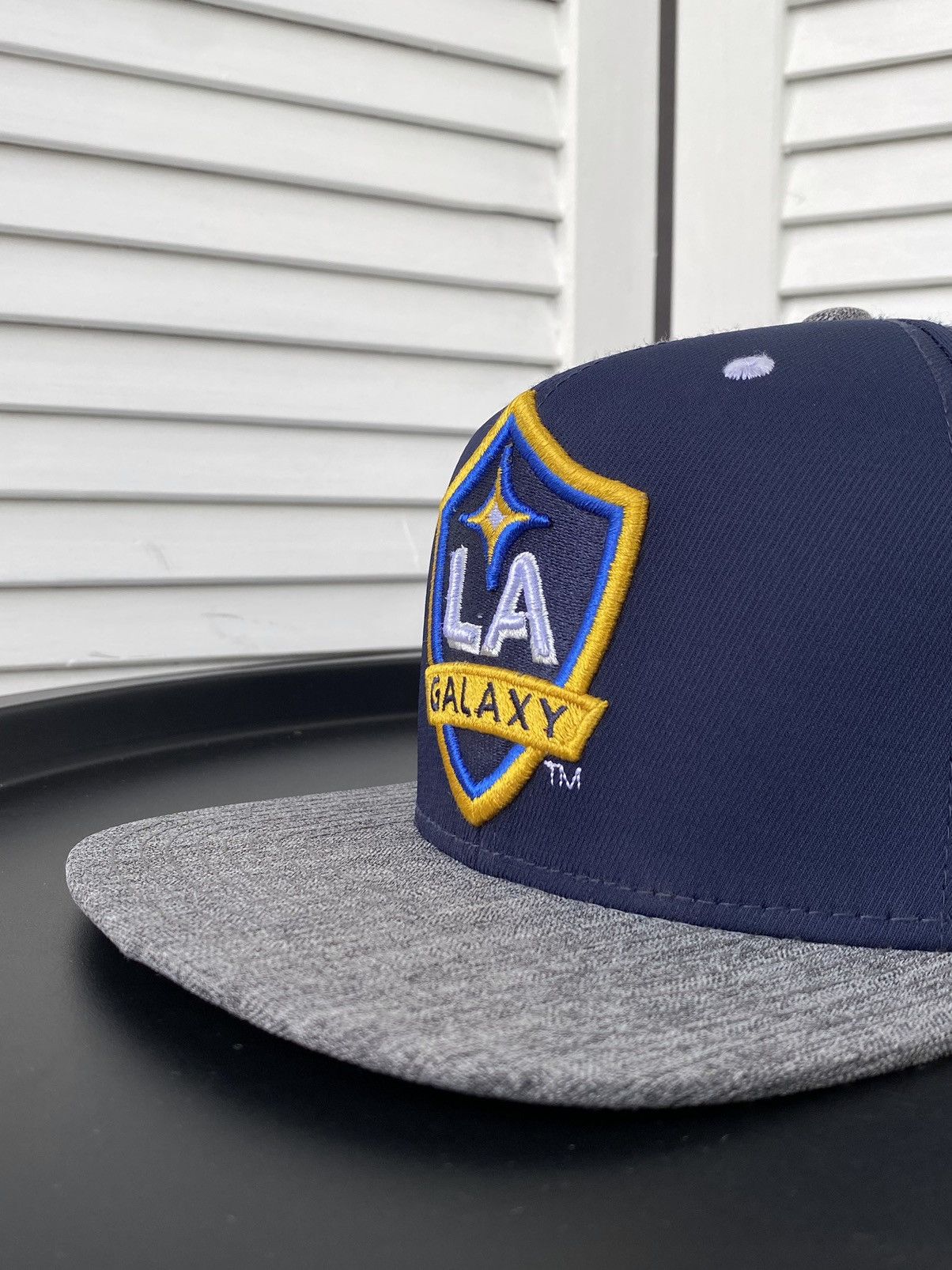 Adidas Adidas LA Galaxy MLS Fan Soccer Snapback Draft Hat Cap Size ONE SIZE - 3 Thumbnail