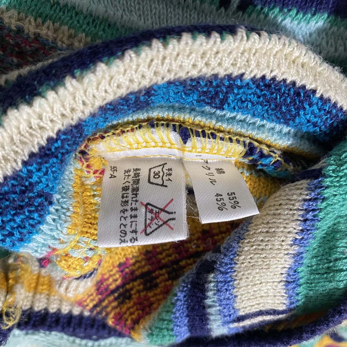Coogi Vintage 90s Modigliani Coogie Style 3D Knit Sweater Size US L / EU 52-54 / 3 - 9 Thumbnail