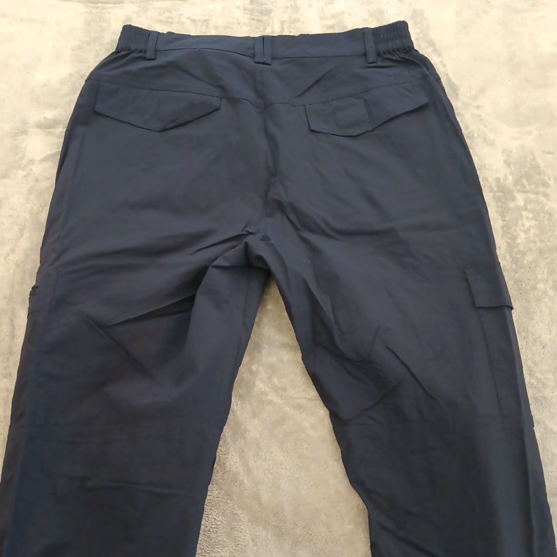 Vintage Nonwe Cargo Pants Mens 32 Blue Nylon Spandex 30x31 Pockets Size US 32 / EU 48 - 7 Thumbnail