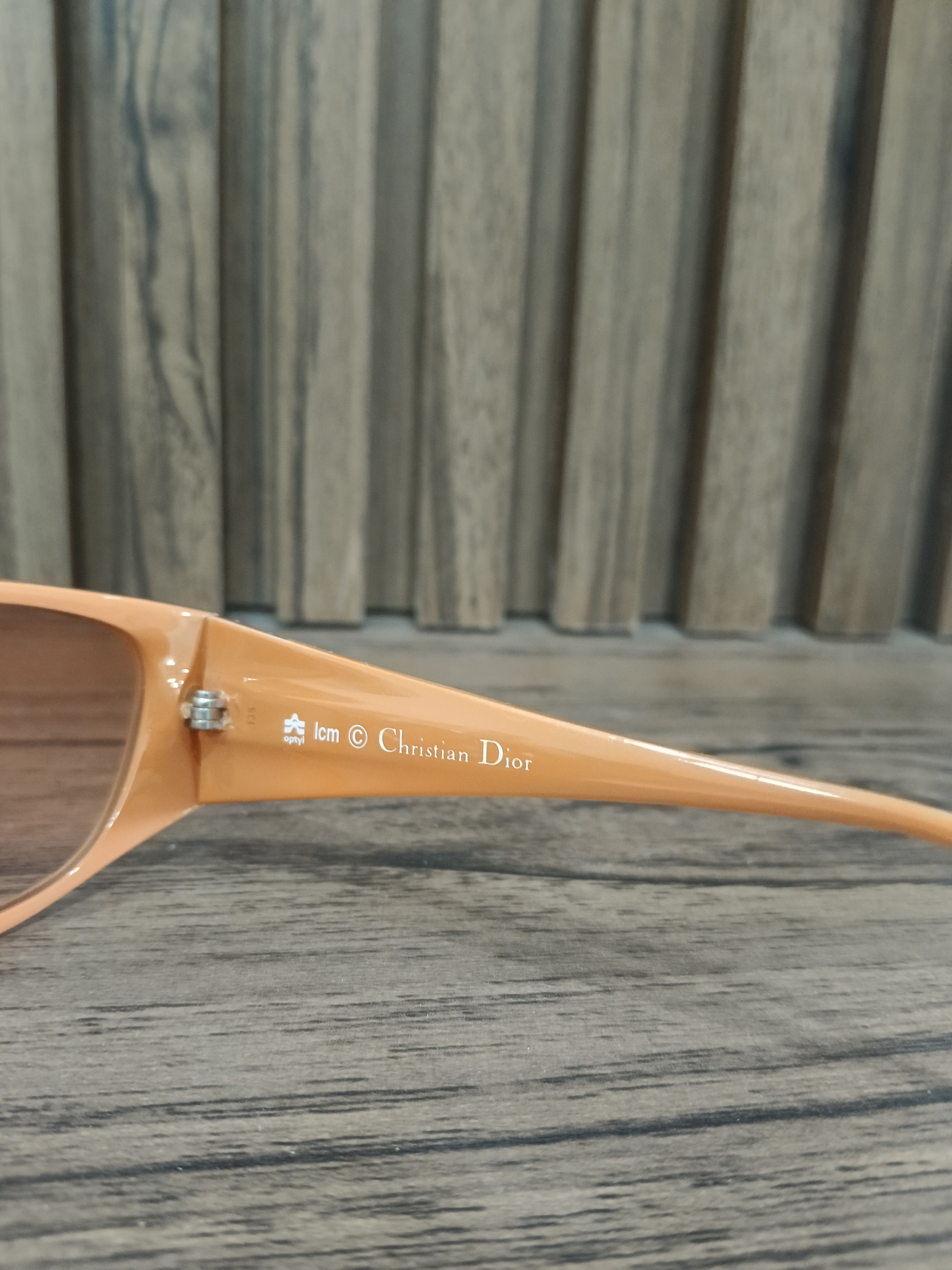 Dior Dior 2853 Vintage Oval Frames - Orange Fade Gold CD Logo Size ONE SIZE - 8 Thumbnail