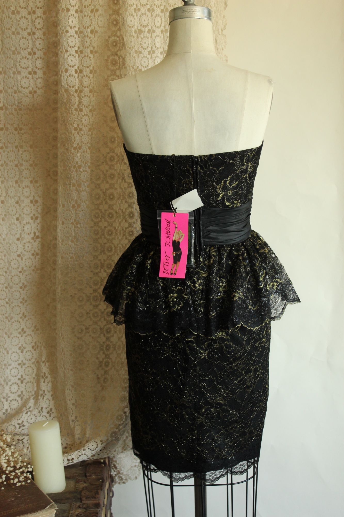 Betsey Johnson Vintage 2000s Betsey Johnson Dress, New, Size 6 Black and Go Size M / US 6-8 / IT 42-44 - 14 Thumbnail