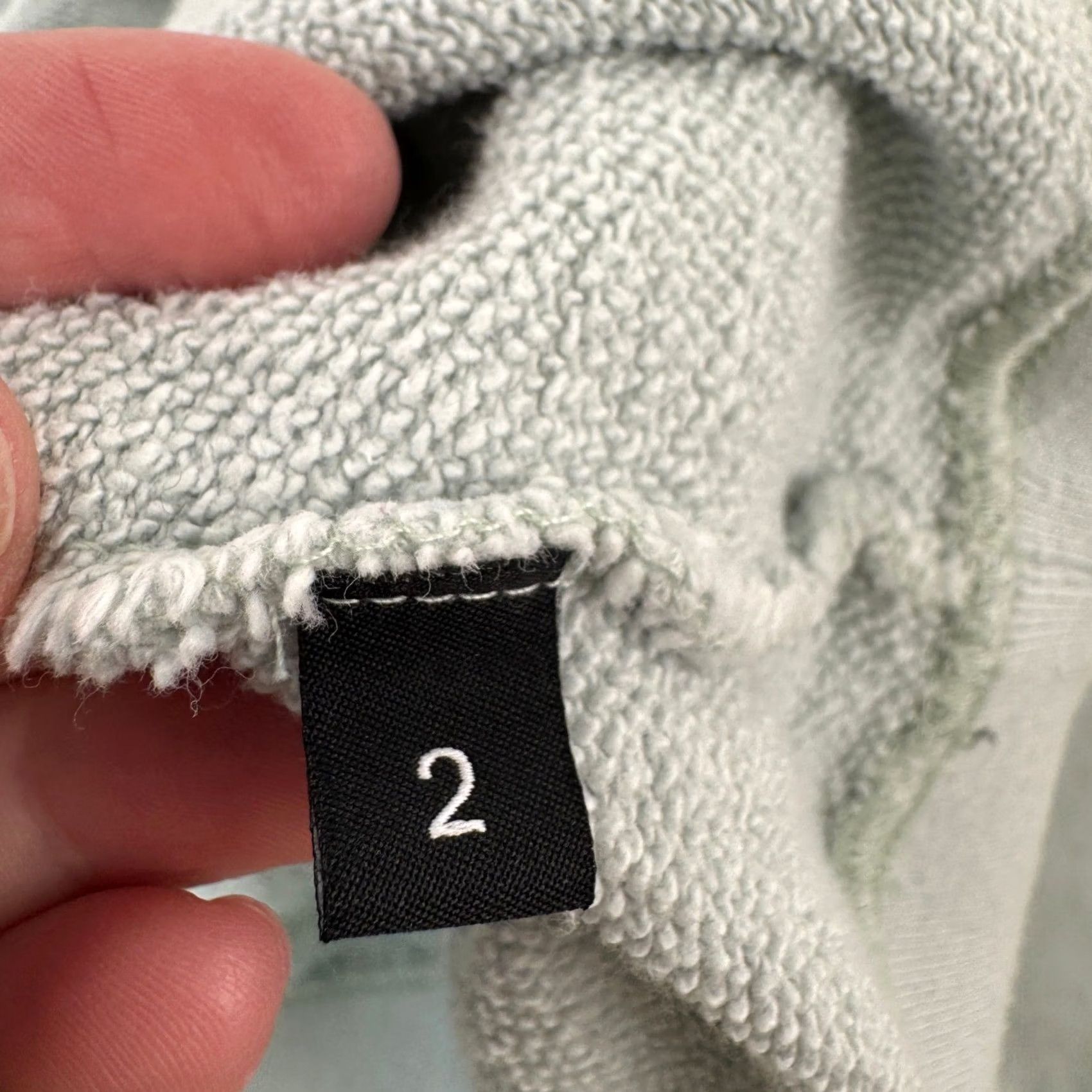 John Elliott John Elliott Hoodie Kake Mock Glacier Blue Grey Mens Size 2 Medium Streetwear Size US XS / EU 42 / 0 - 4 Thumbnail