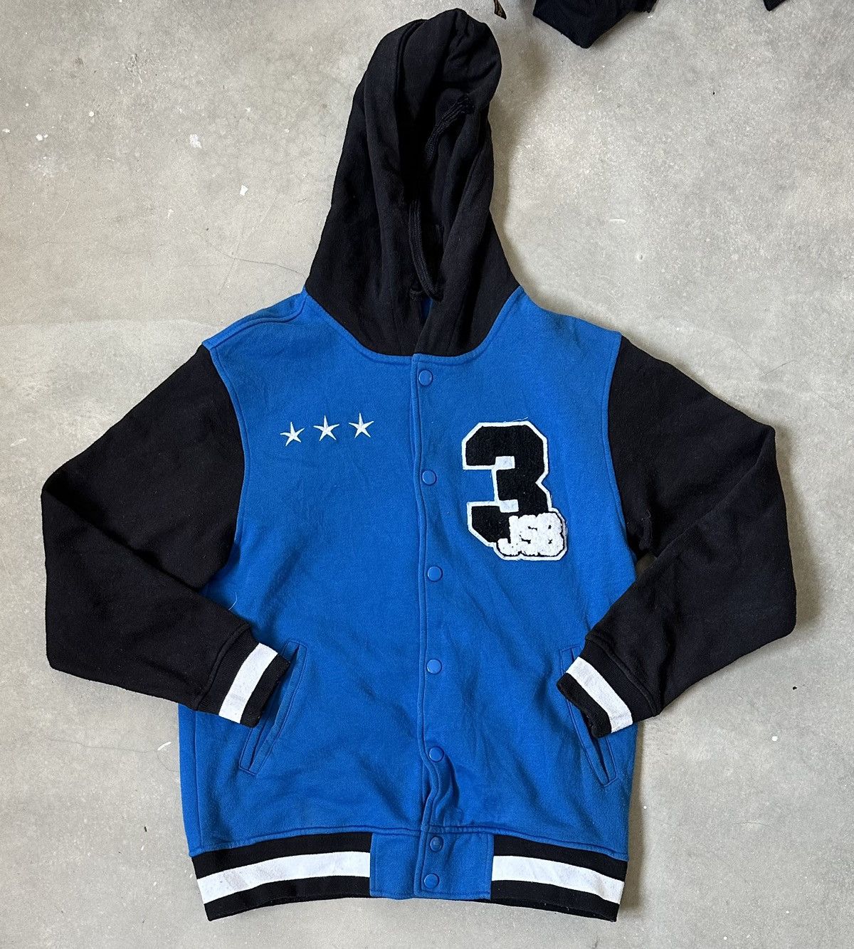 Japanese Brand VINTAGE BLUE IMPACT J SOUL BROTHERS EXILE TRIBE VARSITY Size US M / EU 48-50 / 2 - 2 Thumbnail