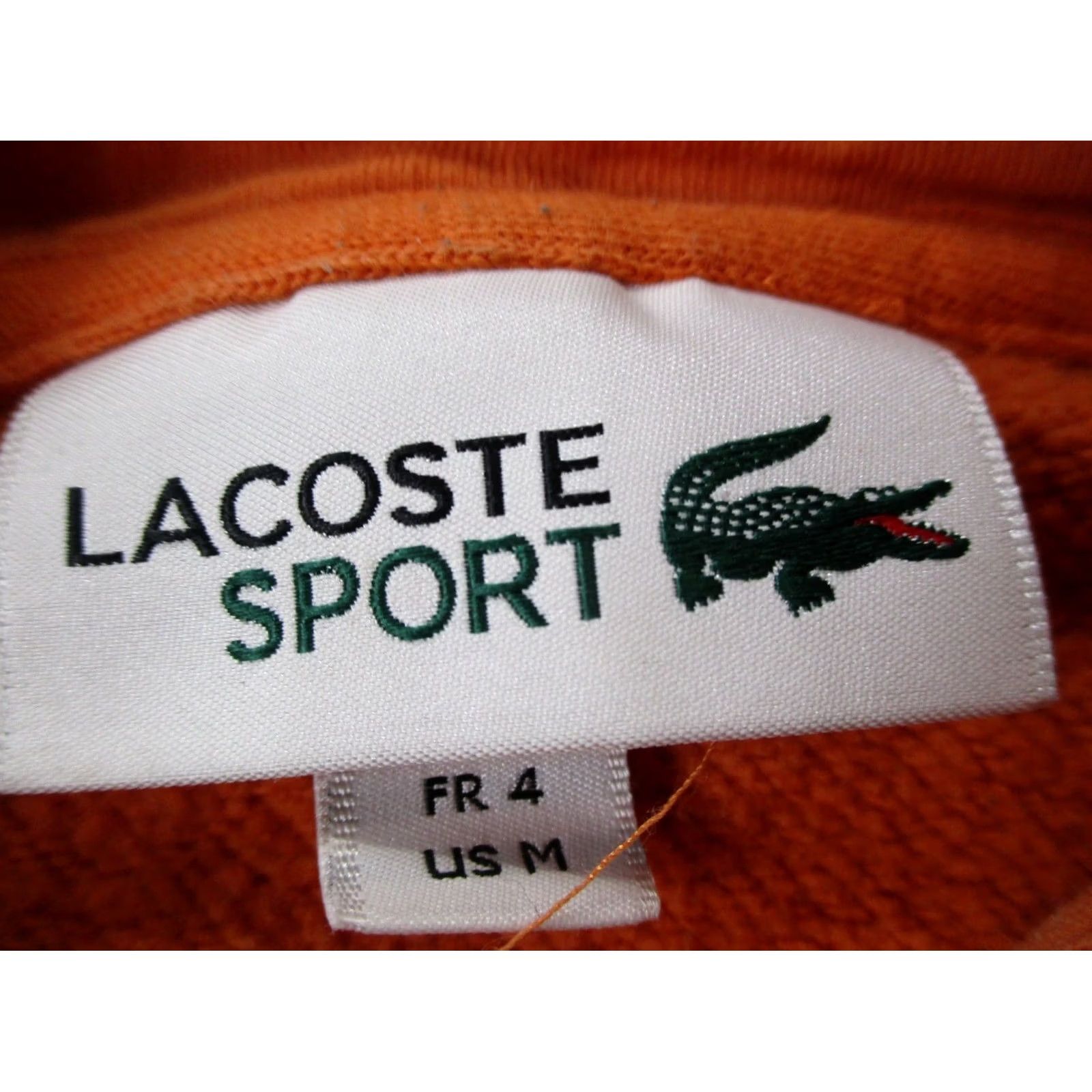 Lacoste Lacoste Jacket Mens M Orange Sport Windbreaker Full Zip Hooded Logo Casual Sweatshirt Shirt Mens M Orange Sport Logo Zip Hoodie Size US M / EU 48-50 / 2 - 6 Thumbnail