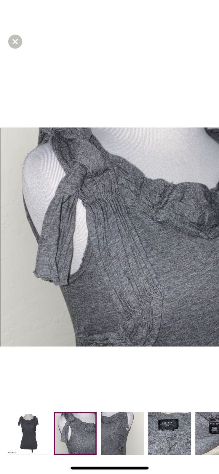 Anthropologie Anthropologie deletta small knotted tank top Size S / US 4 / IT 40 - 4 Thumbnail
