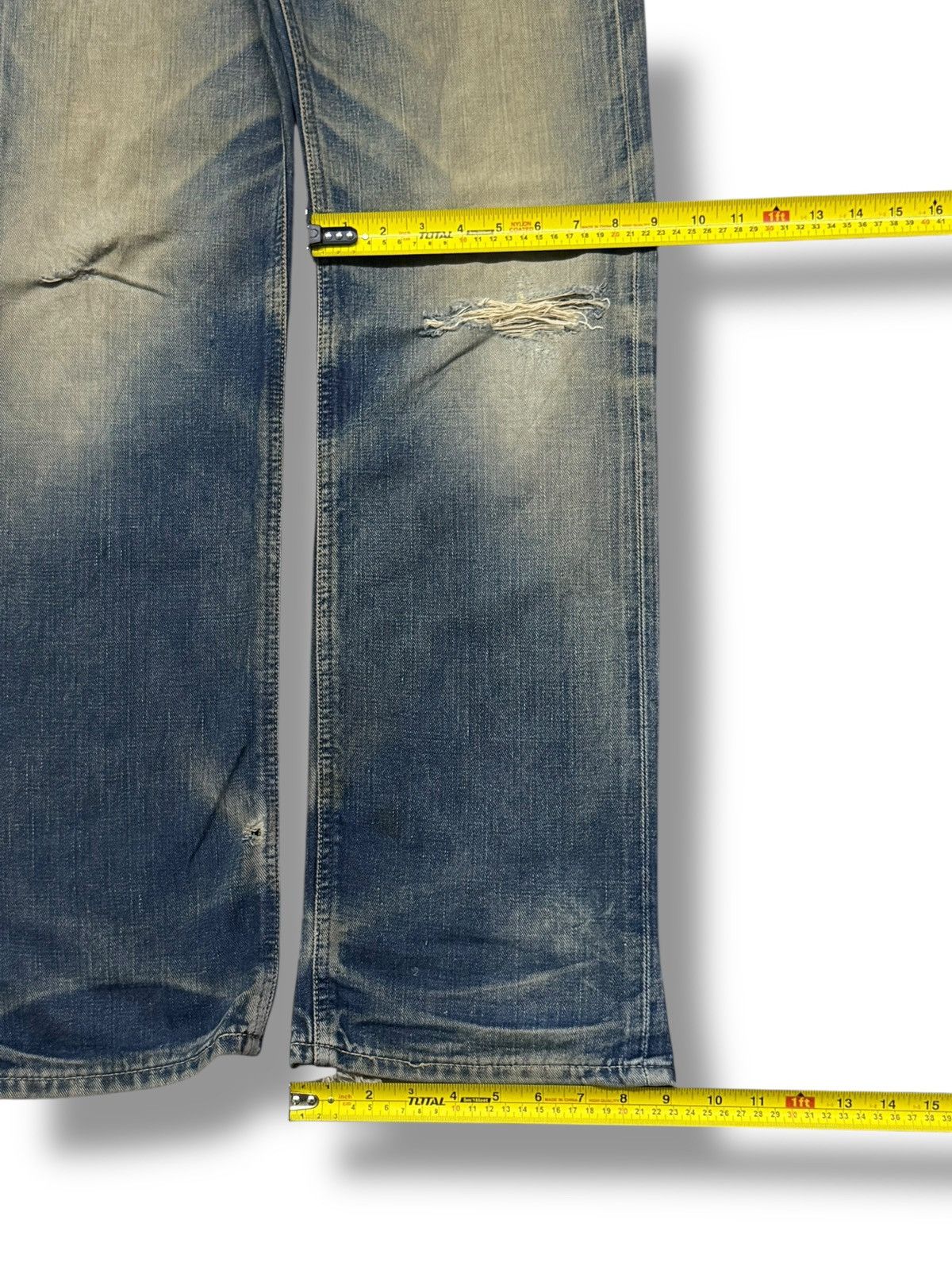 Lee Vintage Lee Union Made Lot 4101 Half Selvedge Japanese Denim Size US 31 - 20 Thumbnail
