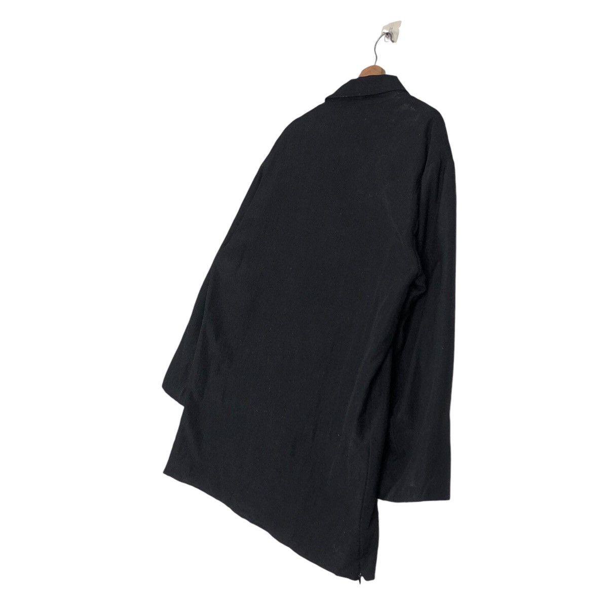 Vintage 📌Vintage Chore Work Jacket Rich Black Biker Made in Italy Size US M / EU 48-50 / 2 - 11 Thumbnail