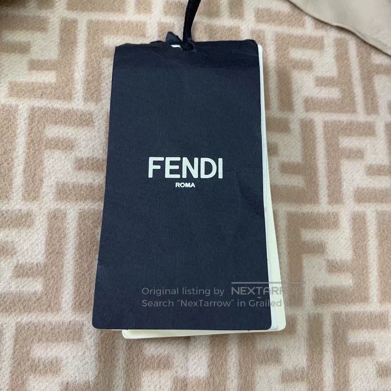 Fendi Fendi Wool collar double-breasted coat Size XXS / US 00 / IT 34 - 7 Thumbnail