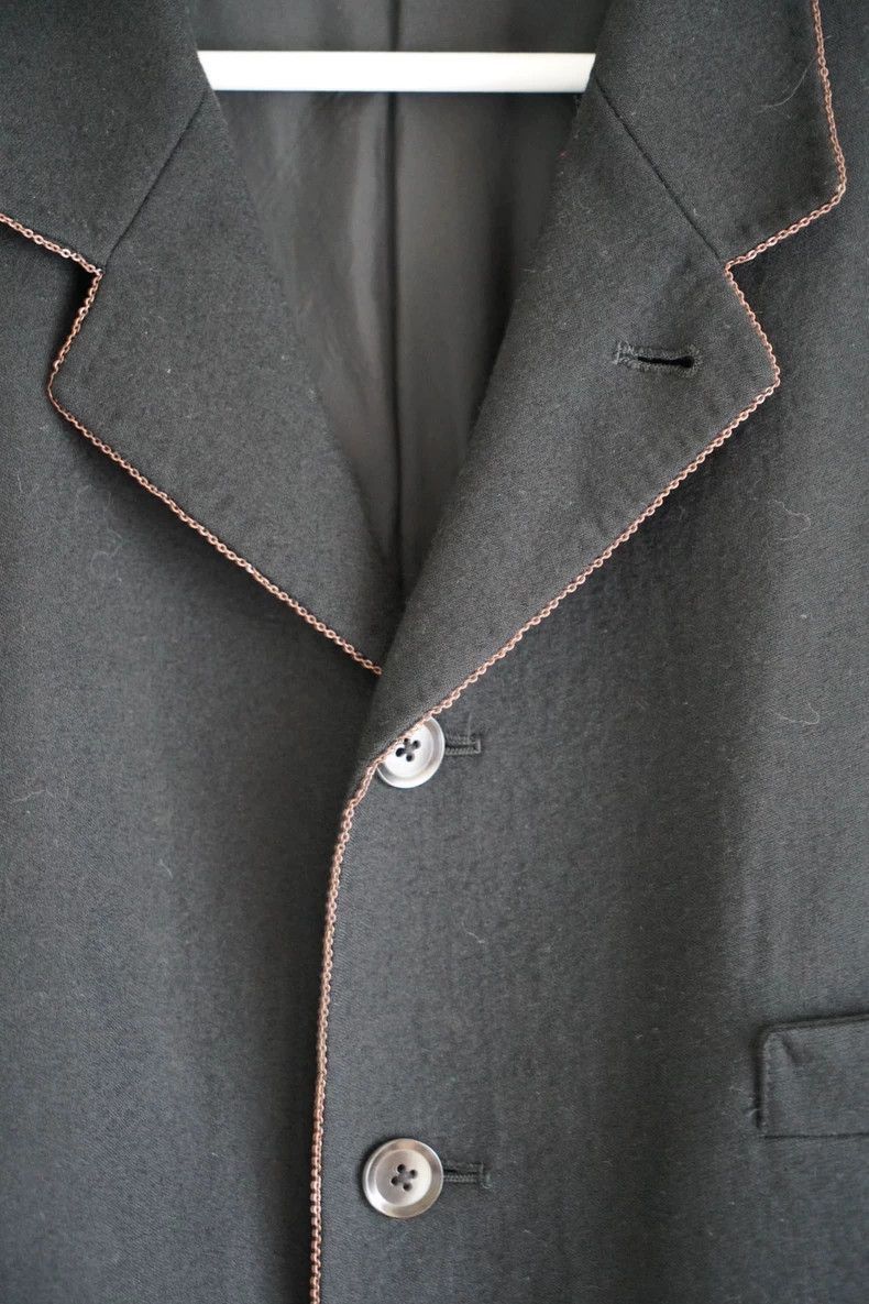 Yohji Yamamoto Yohji Yamamoto Yohji Yamamoto Black Wool Suit Jacket Size US M / EU 48-50 / 2 - 3 Thumbnail