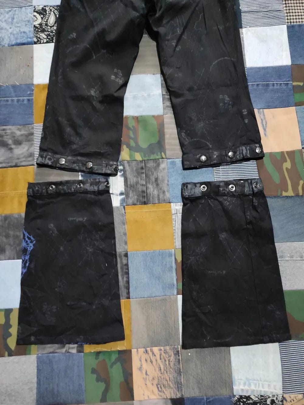Japanese Brand H Anarchy Naoto Punk Bondage Detachable feet Pants Size US 29 - 8 Thumbnail