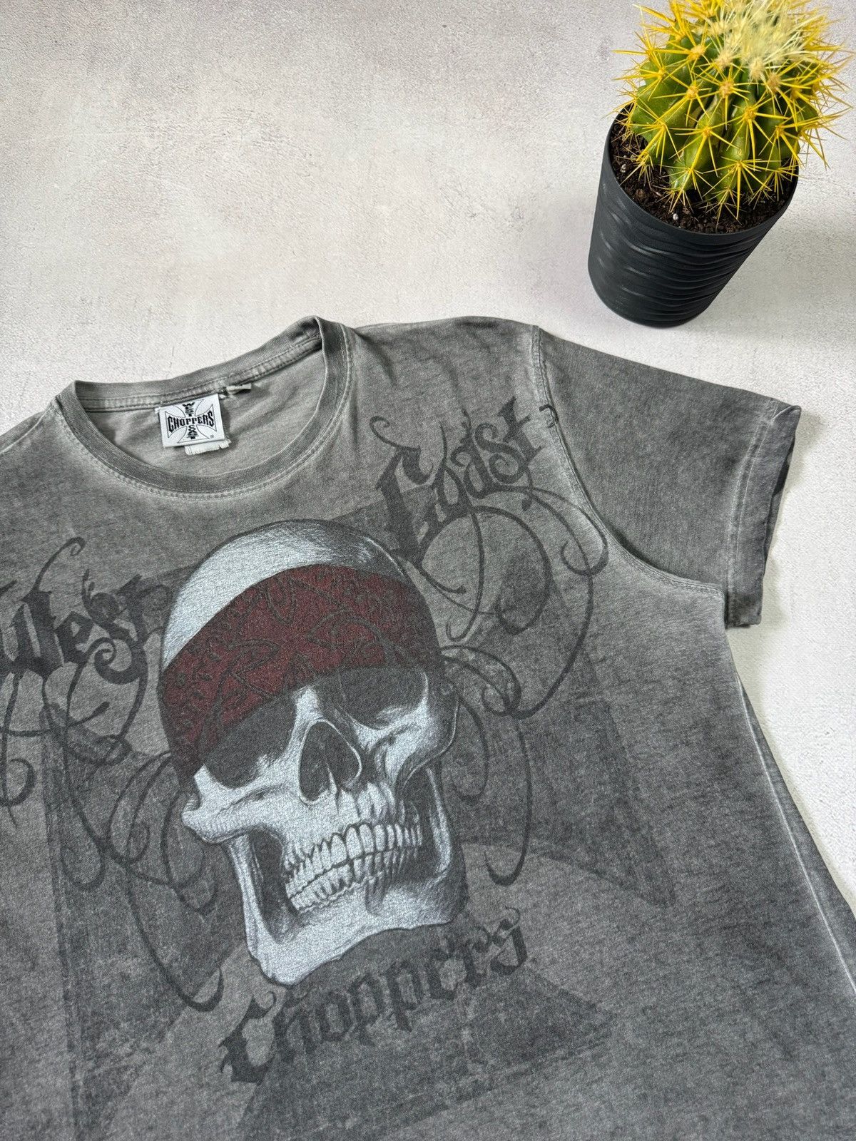 Vintage × West Coast Choppers Vintage 90s West Coast Choppers T Shirt Tee Skull Rare Y2K Size US M / EU 48-50 / 2 - 3 Thumbnail