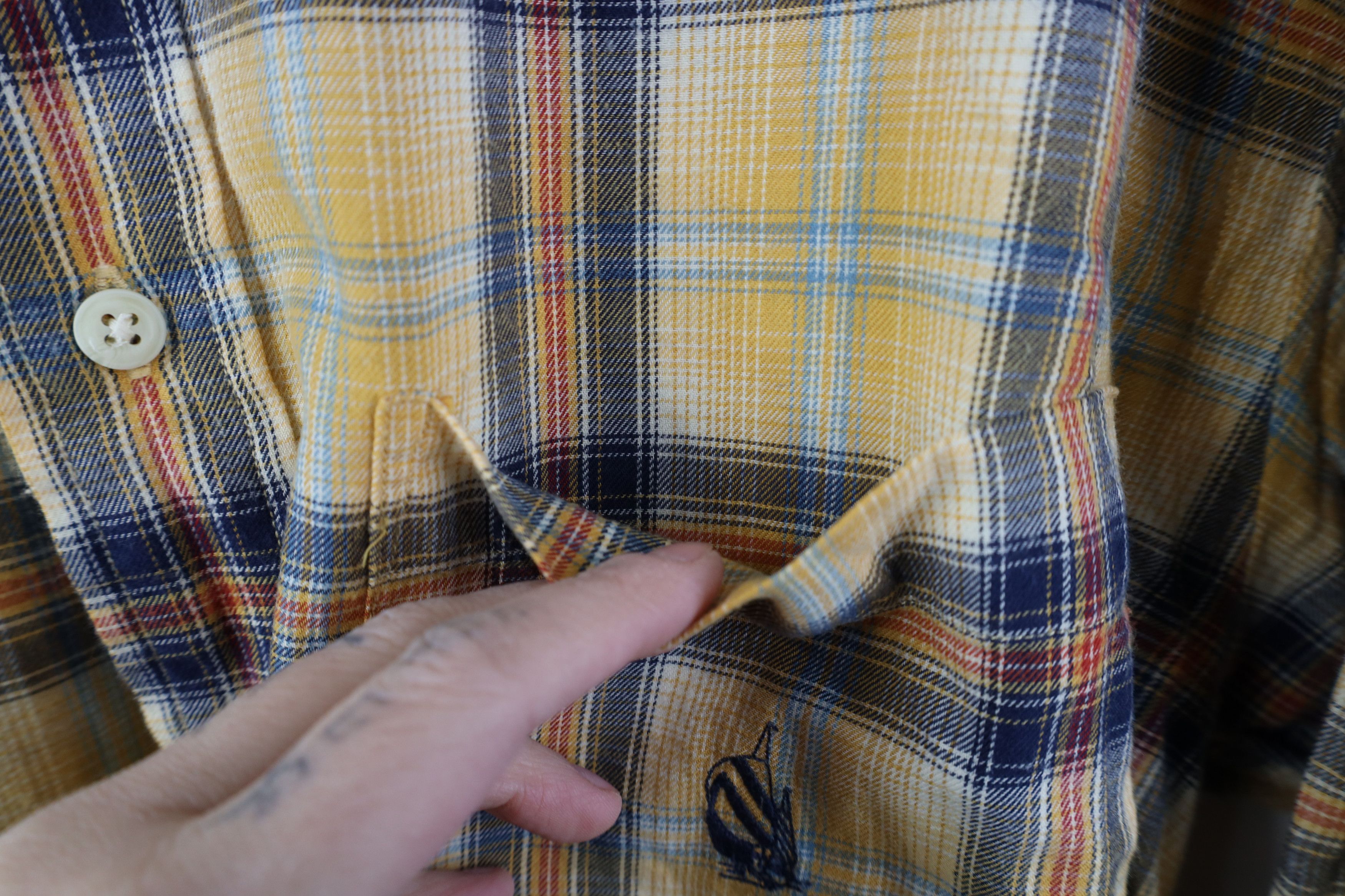 Nautica Vintage 90s Nautica Flannel Collared Button Down Shirt Plaid Size US M / EU 48-50 / 2 - 6 Thumbnail
