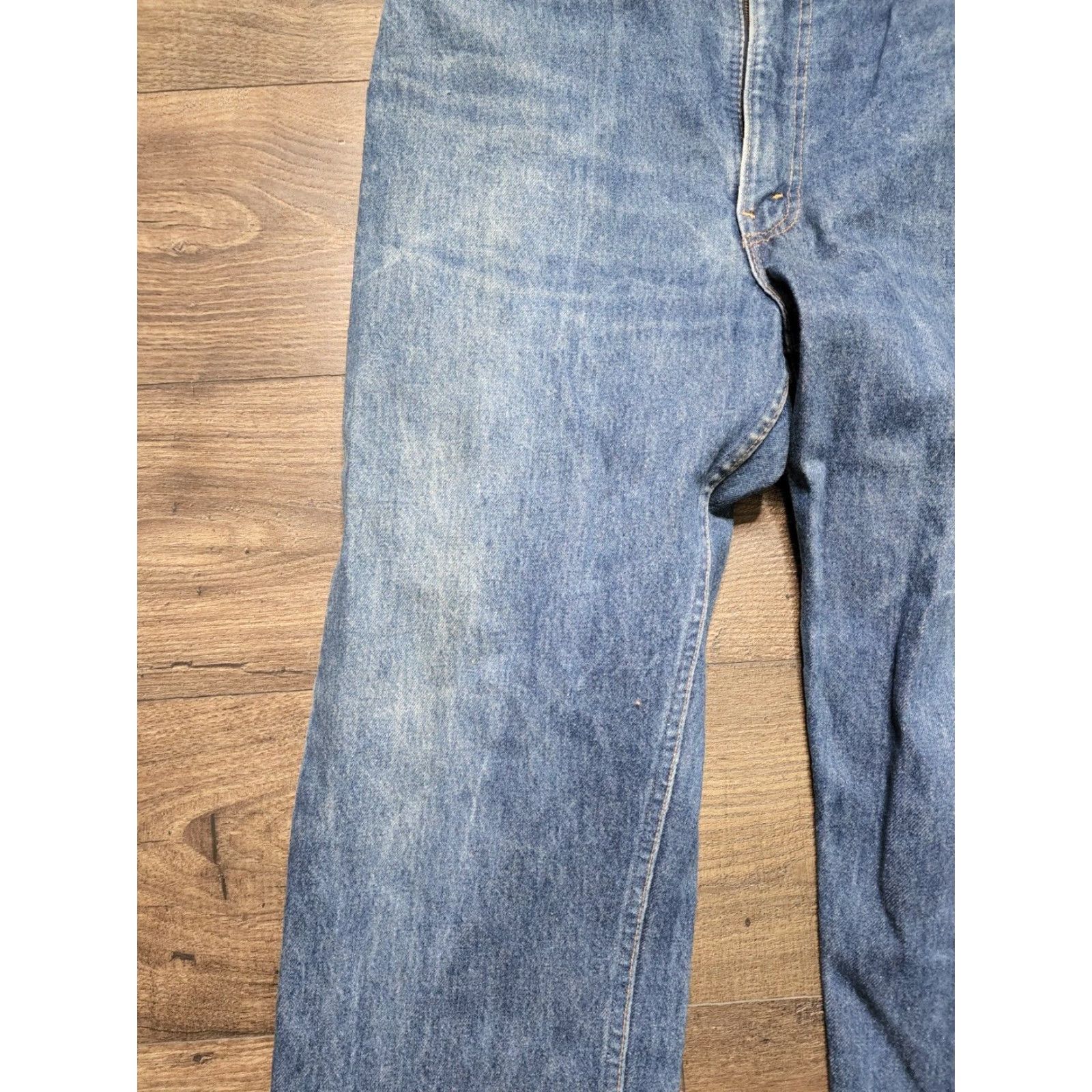 Levi's VINTAGE Levi's 505 Jeans 36W 32L Blue Denim 80s Mens Size US 36 / EU 52 - 4 Thumbnail