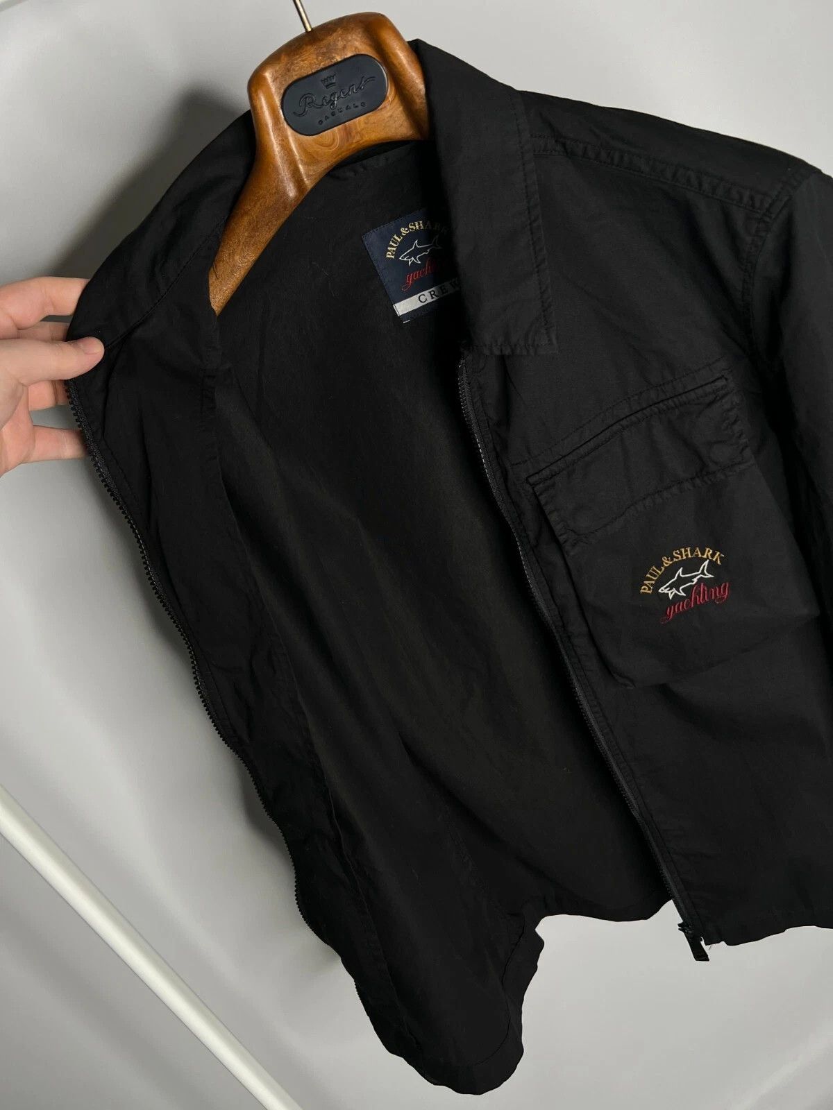 Paul & Shark Paul & Shark Yachting Crew Casual Black Jacket Cotton Size US S / EU 44-46 / 1 - 14 Thumbnail