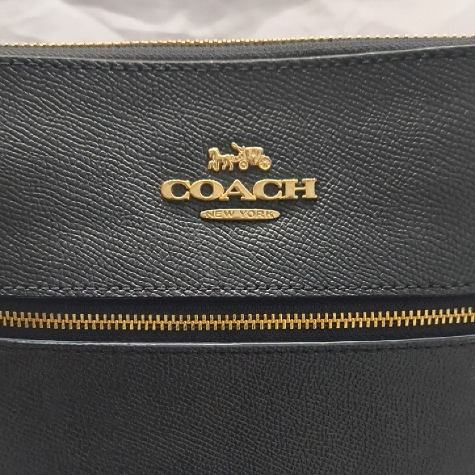 Coach Coach Black Leather Rowan File Bag Crossbody Size ONE SIZE - 5 Thumbnail