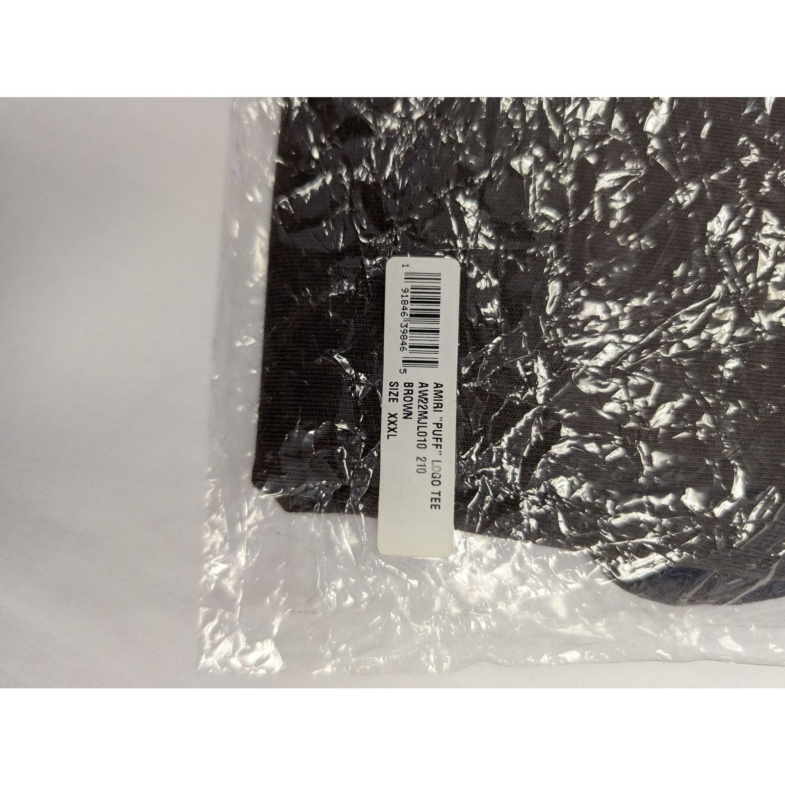 Amiri o1rshd1 " Puff " Logo Tee T-Shirt in Brown Size US XXL / EU 58 / 5 - 14 Thumbnail