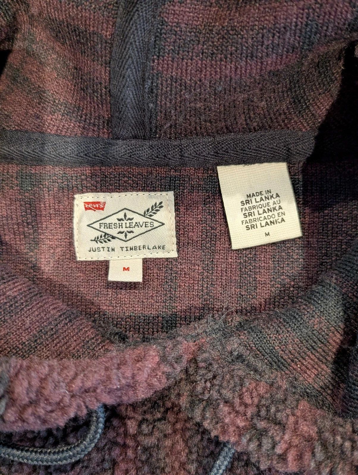 Levi's LEVIS X JUSTIN TIMBERLAKE FRESH LEAVES SWEATER HOODIE Size US M / EU 48-50 / 2 - 3 Thumbnail