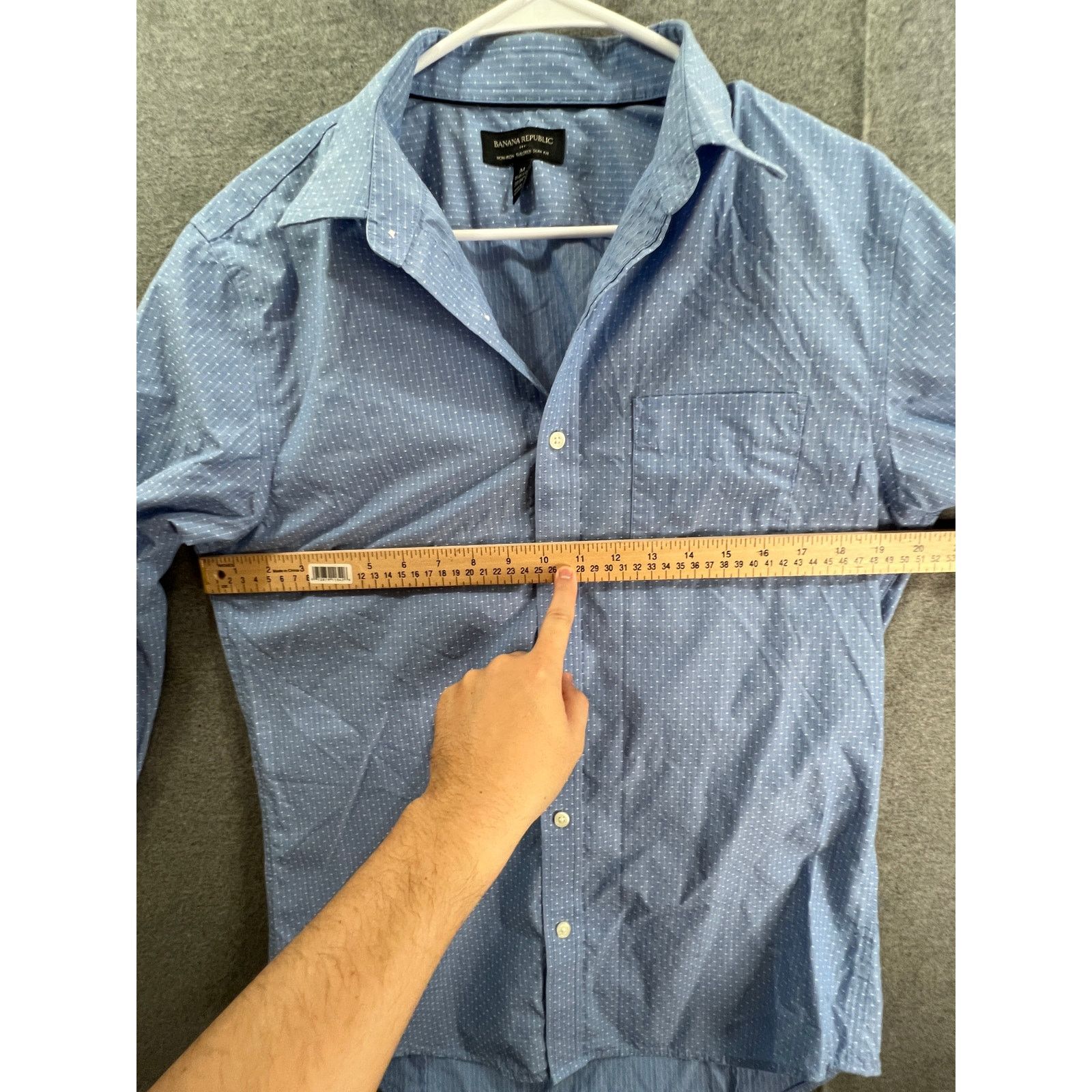 Banana Republic Banana Republic Botton Up Shirt Adult Medium Blue Size US M / EU 48-50 / 2 - 7 Thumbnail