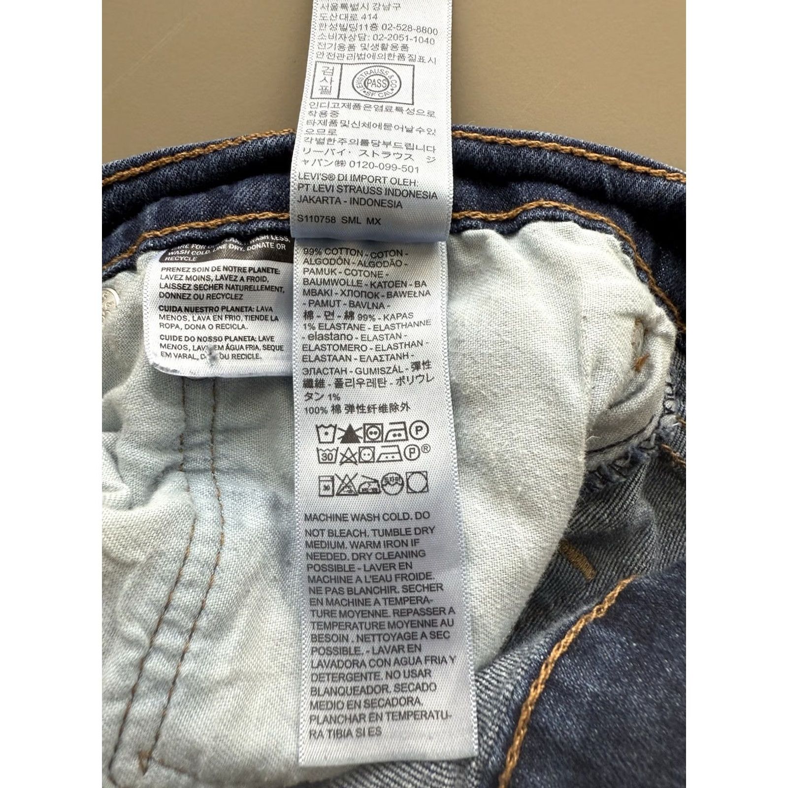 Levi's Levi's 559 Jeans Mens 34x32 Blue Relaxed Straight Medium Wash Denim Classic Size US 34 / EU 50 - 4 Thumbnail