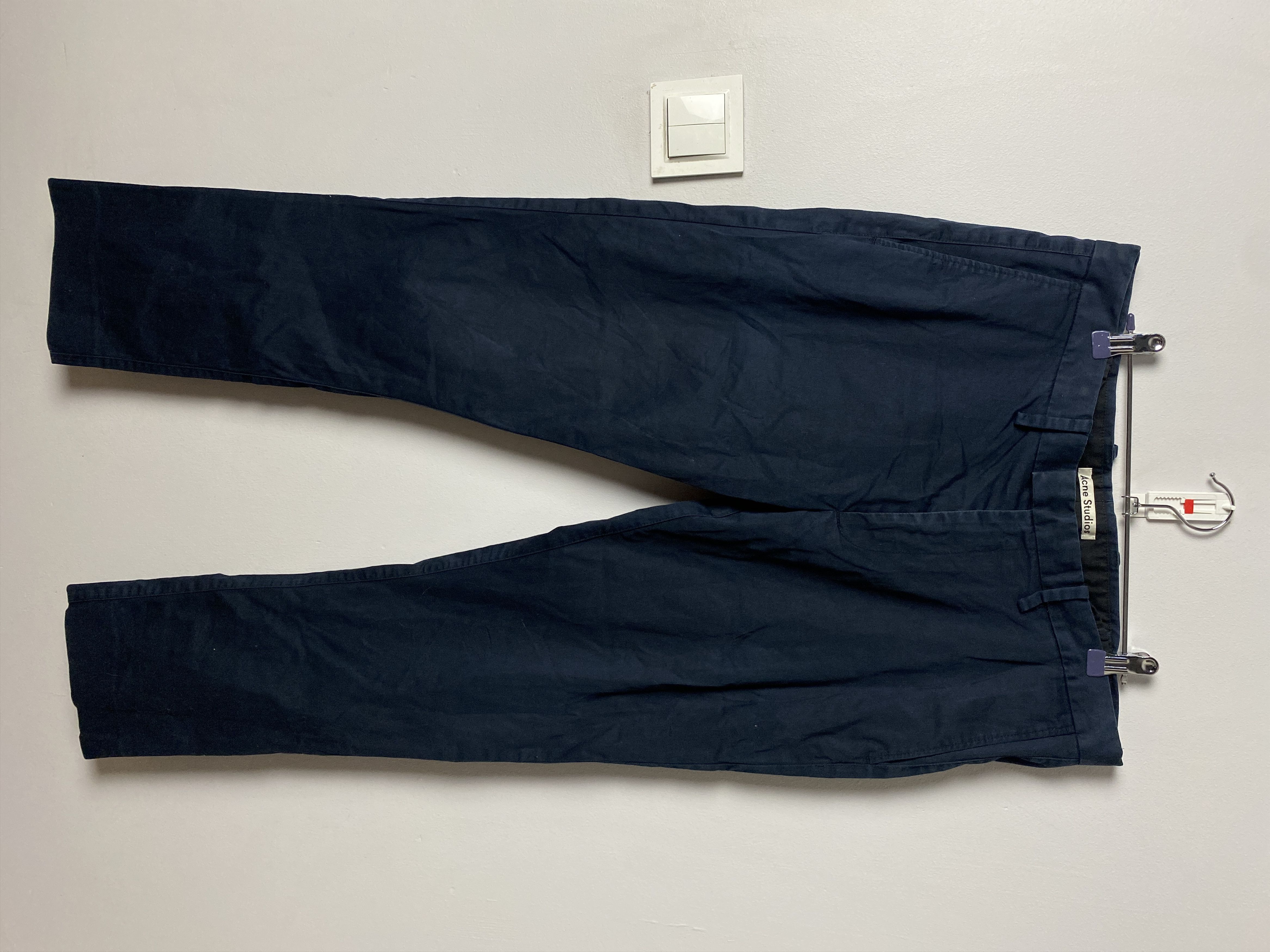 Acne Studios ACNE satin contrast trousers | Grailed