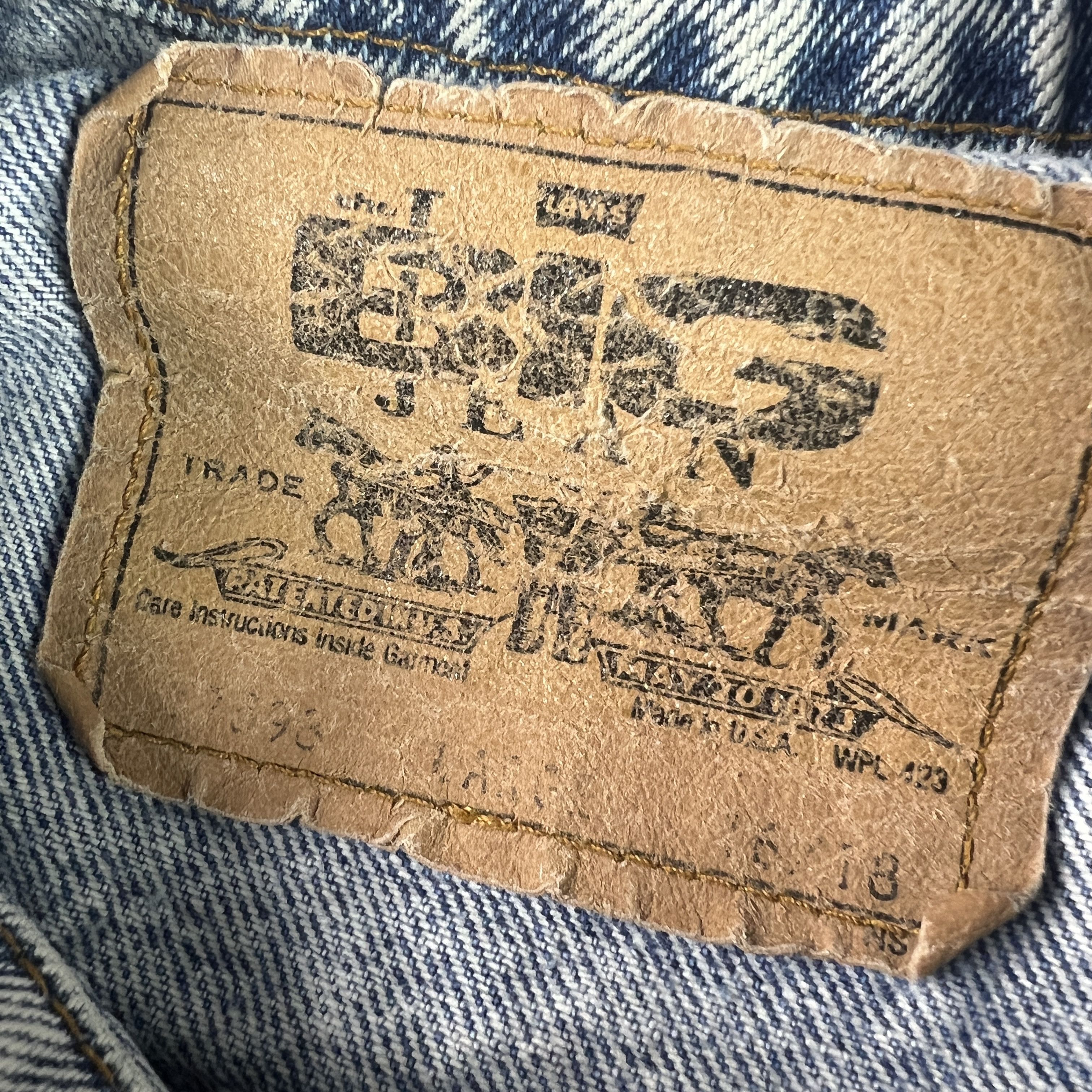 Levi's VTG Levi's Big Jean Jacket Faded Acid Wash Trucker USA Made Size L / US 10 / IT 46 - 8 Thumbnail