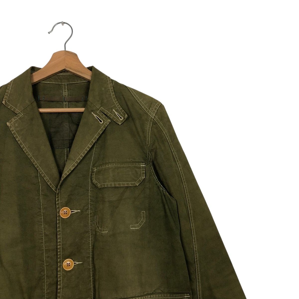 Japanese Brand 🔥VINTAGE CHORE WORK JACKET MILITARY DESIGN ISSEY MIYAKE Size US M / EU 48-50 / 2 - 8 Thumbnail