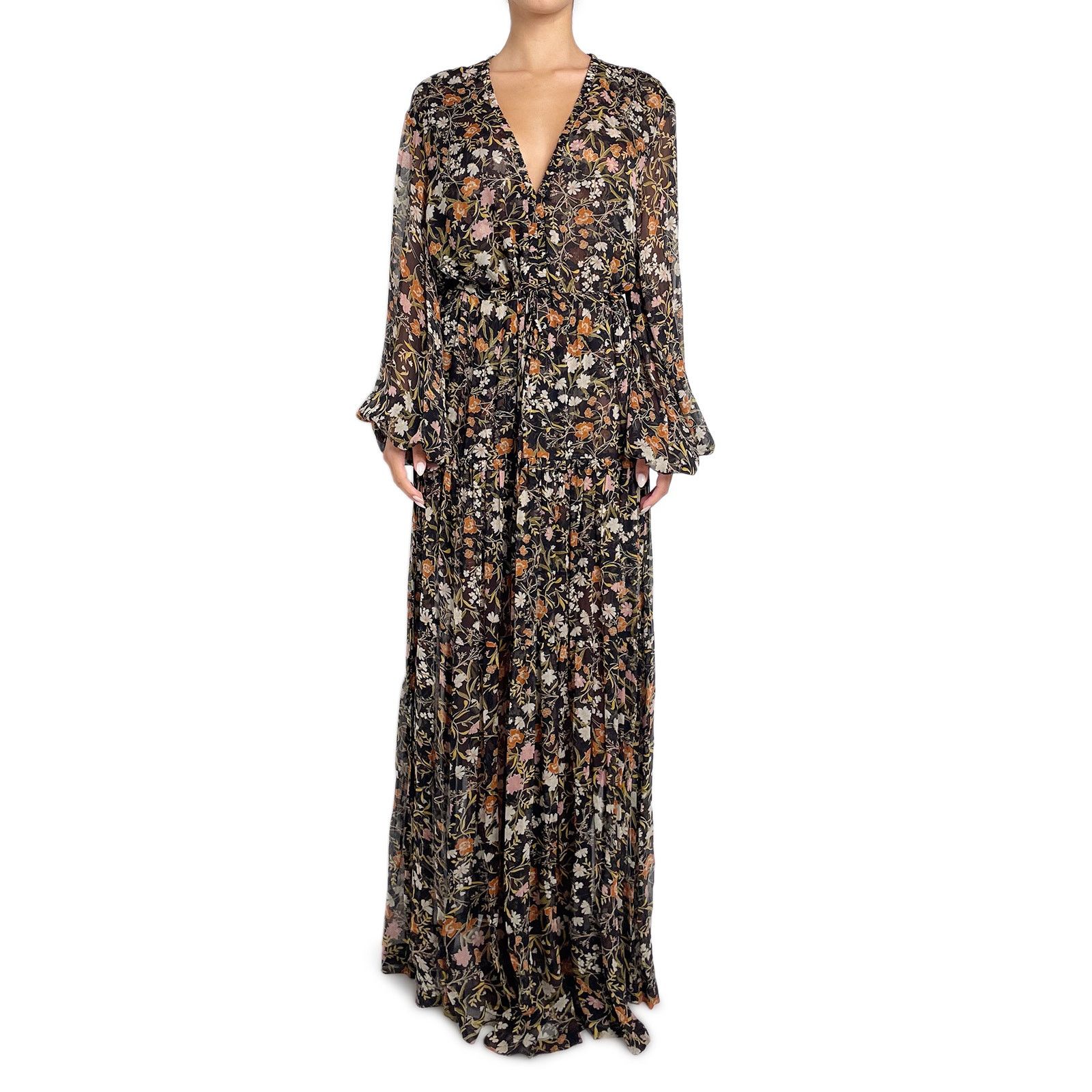 BEC + BRIDGE Long Sleeve Floral Maxi Dress Size M / US 6-8 / IT 42-44 - 5 Thumbnail