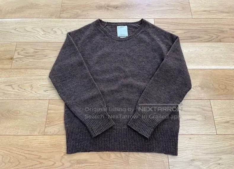 Visvim Visvim COLLEGE KNIT Clay Dyed Crew Neck Sweater Size US S / EU 44-46 / 1 - 1 Thumbnail