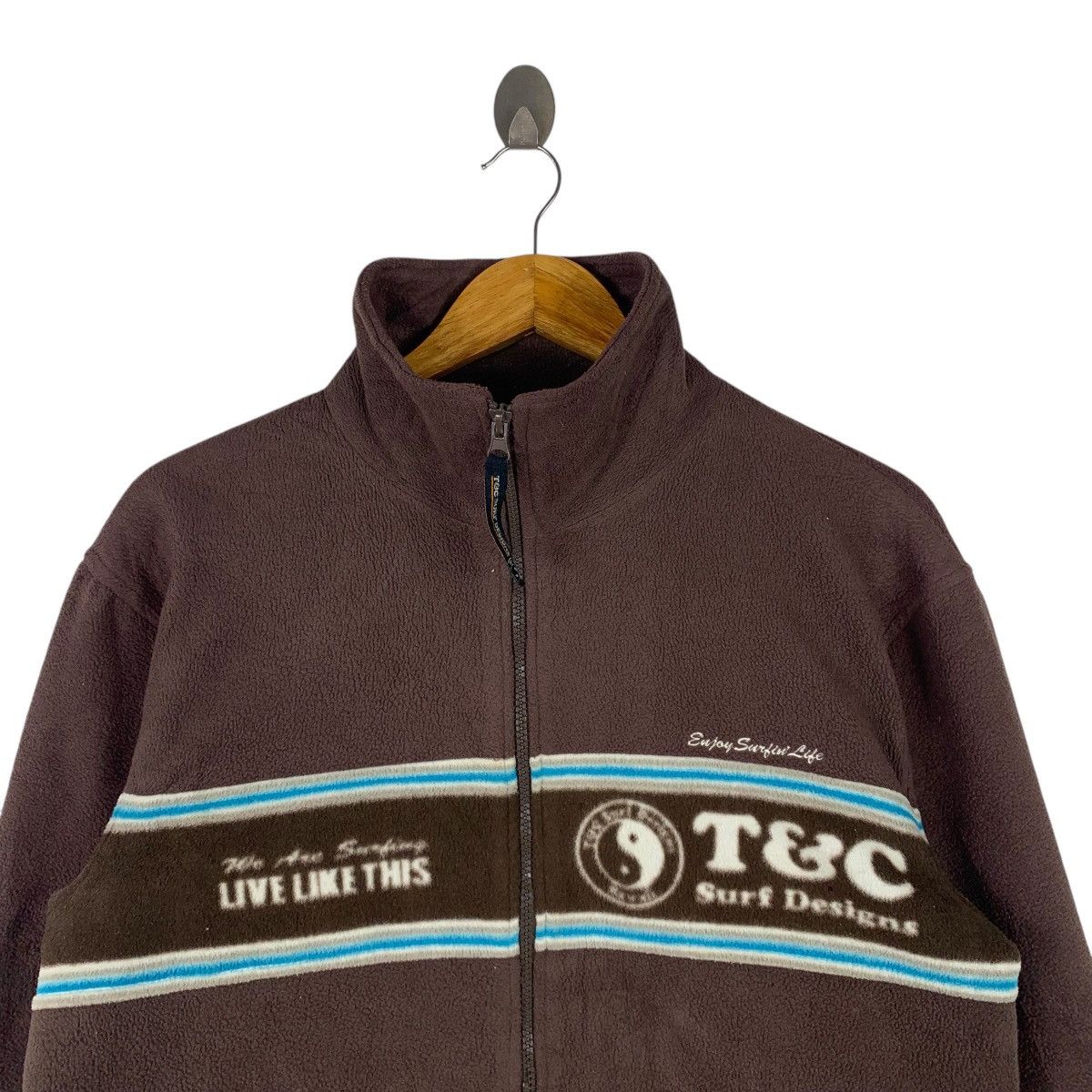 T&C Designs Surfboard Surfing Outdoor Biglogo Sweater Jacket