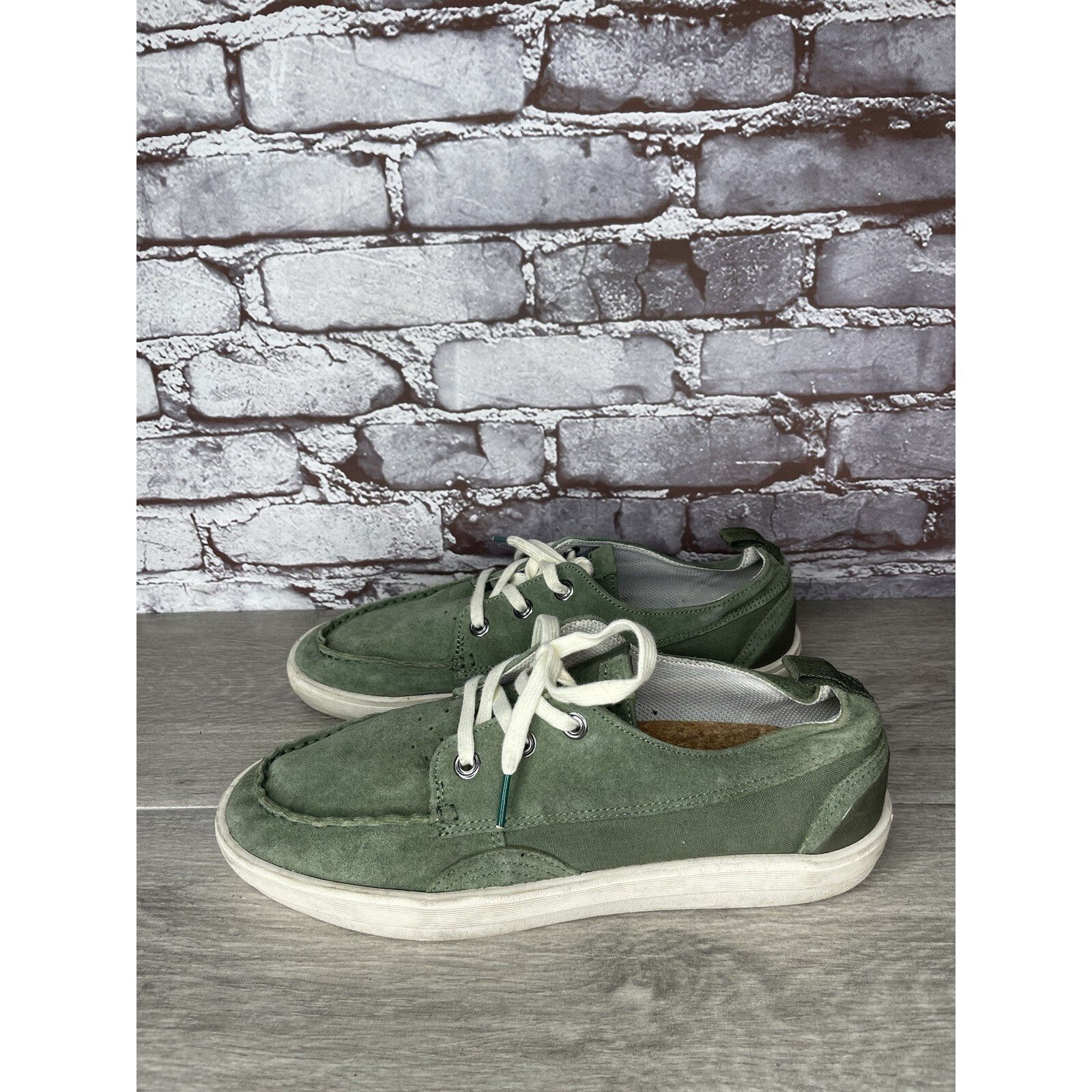 Globe Globe Green Suede Leather Casual Low Lace Sneakers Shoes Men Size US 9.5 / EU 42-43 - 16 Thumbnail