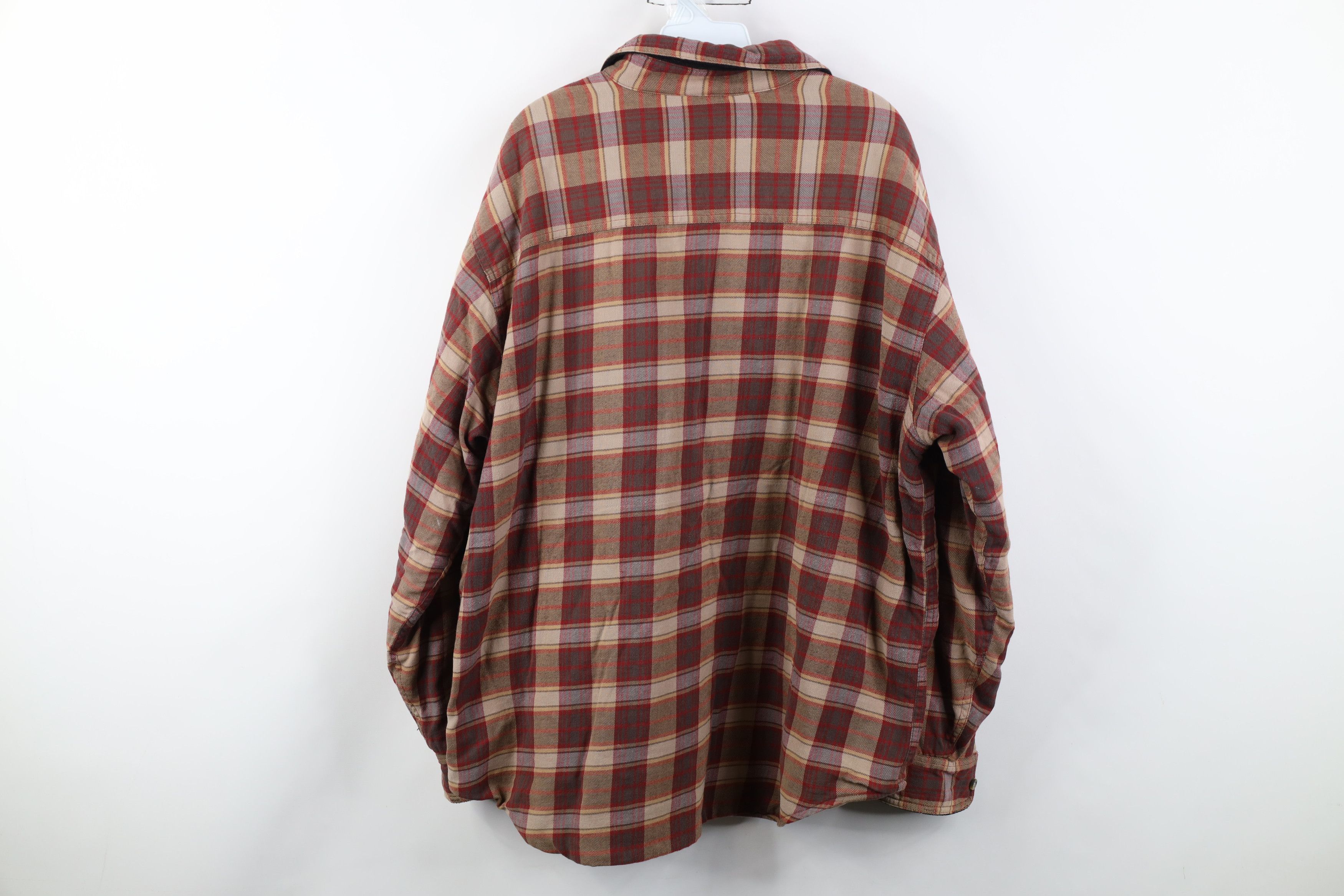 Vintage Vintage Y2K Streetwear Lined Flannel Button Shirt Jacket Size US XL / EU 56 / 4 - 14 Thumbnail