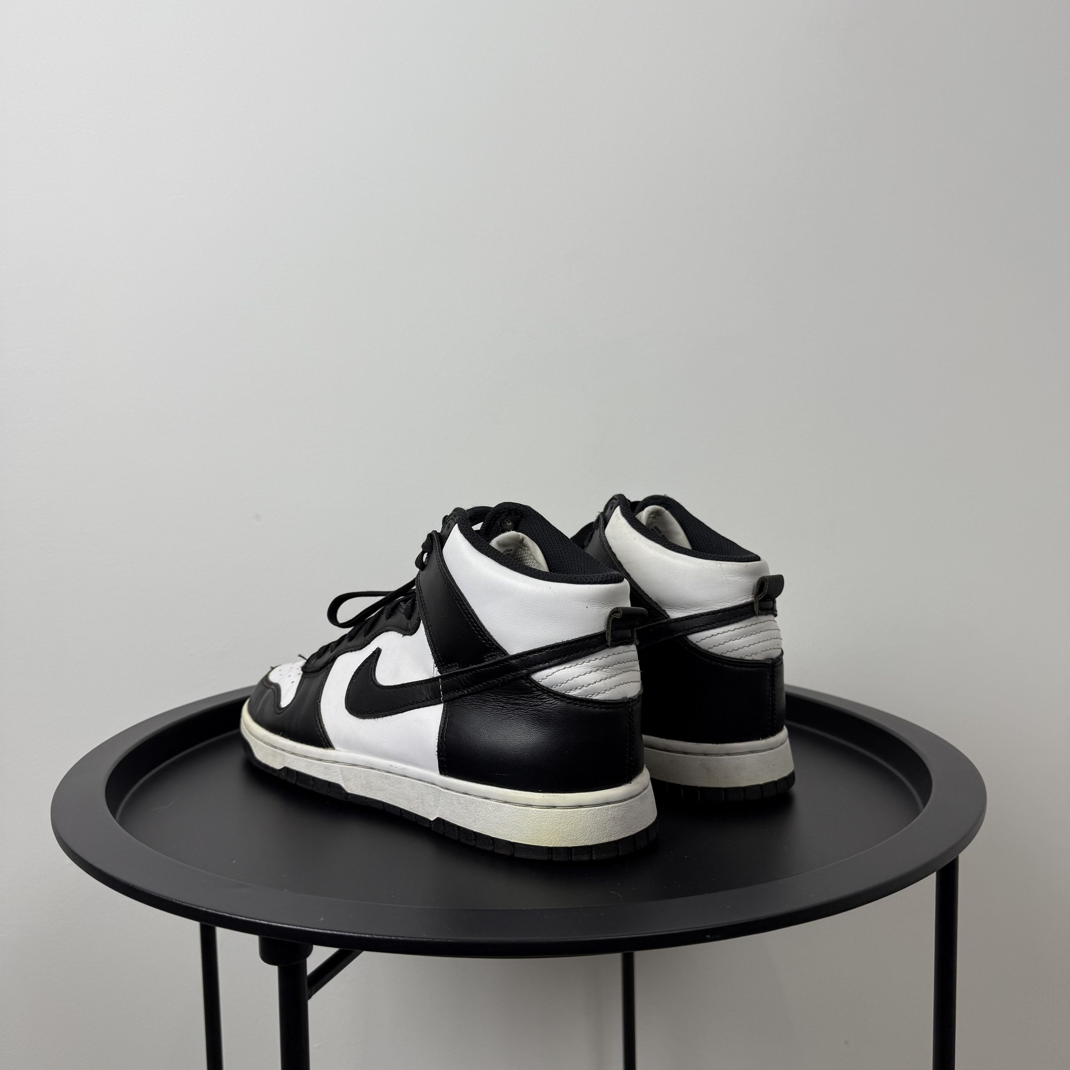 Nike Nike Dunk High Black/White Hi-Top Sneakers Size US 10 / EU 43 - 5 Thumbnail