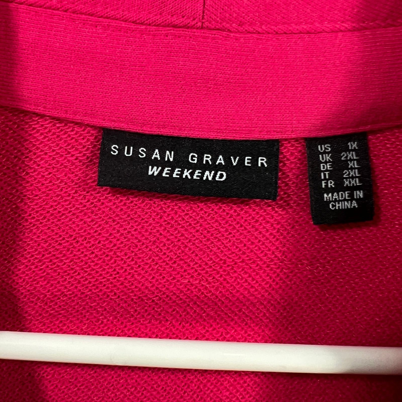 Other Susan Graver Weekend Regular Marina Knit Blazer Size XL / US 12-14 / IT 48-50 - 3 Thumbnail