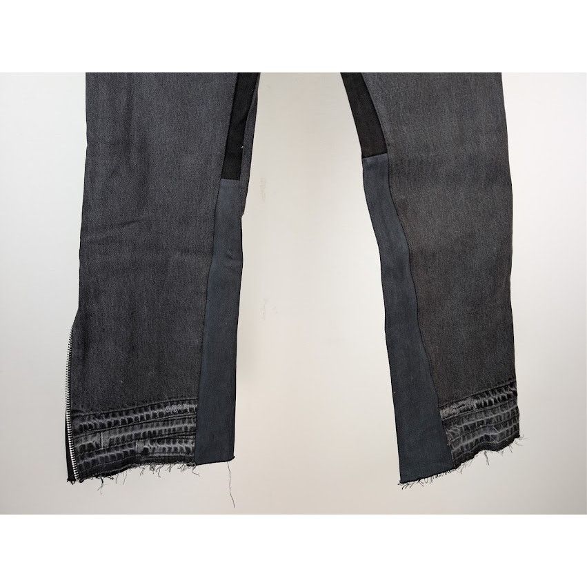 Gallery Dept. o1rshd1 Ready LA Flare Denim Jeans in Black Size US 32 / EU 48 - 13 Thumbnail