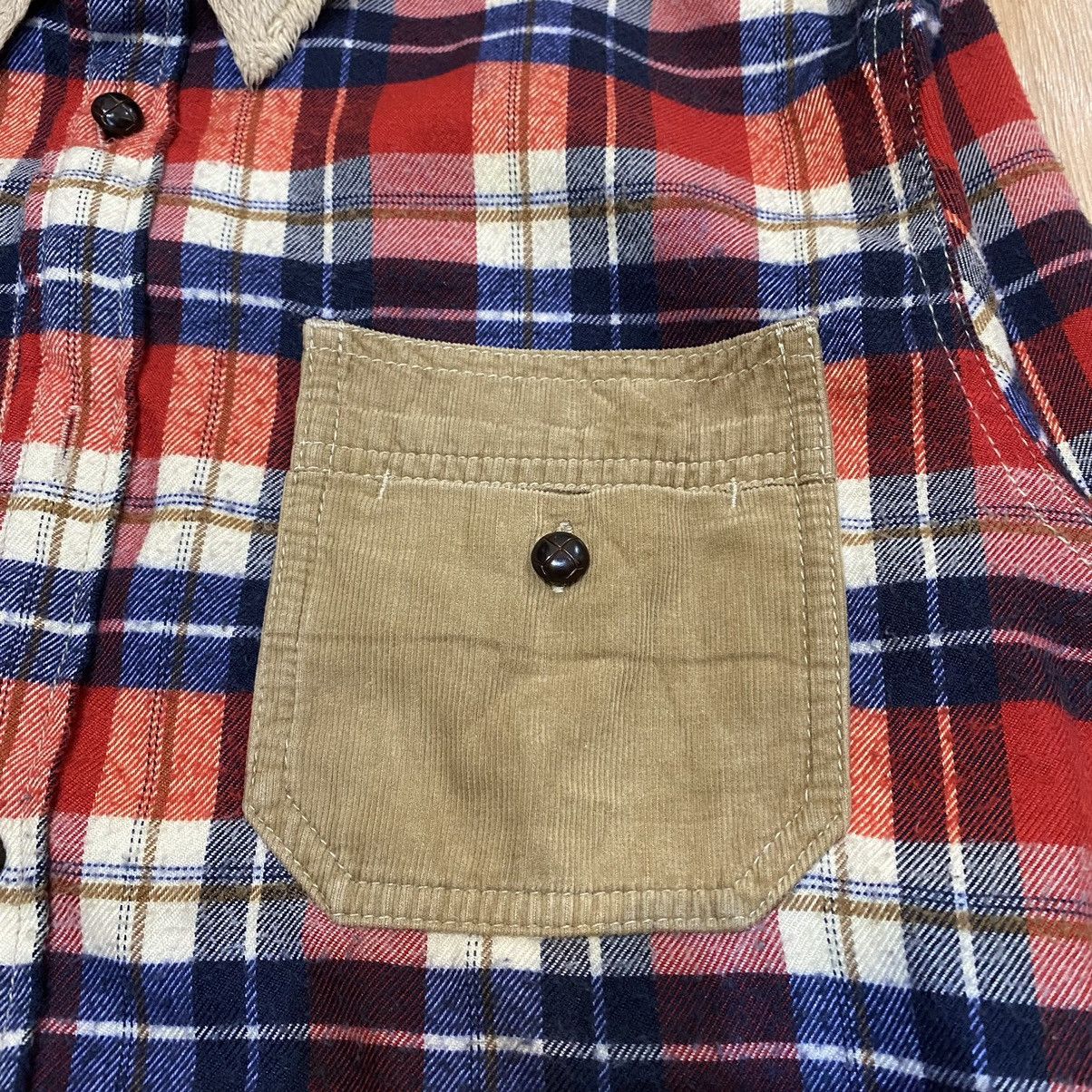 291295=Homme 291295=Homme Flannel Button Shirt Size US M / EU 48-50 / 2 - 3 Thumbnail