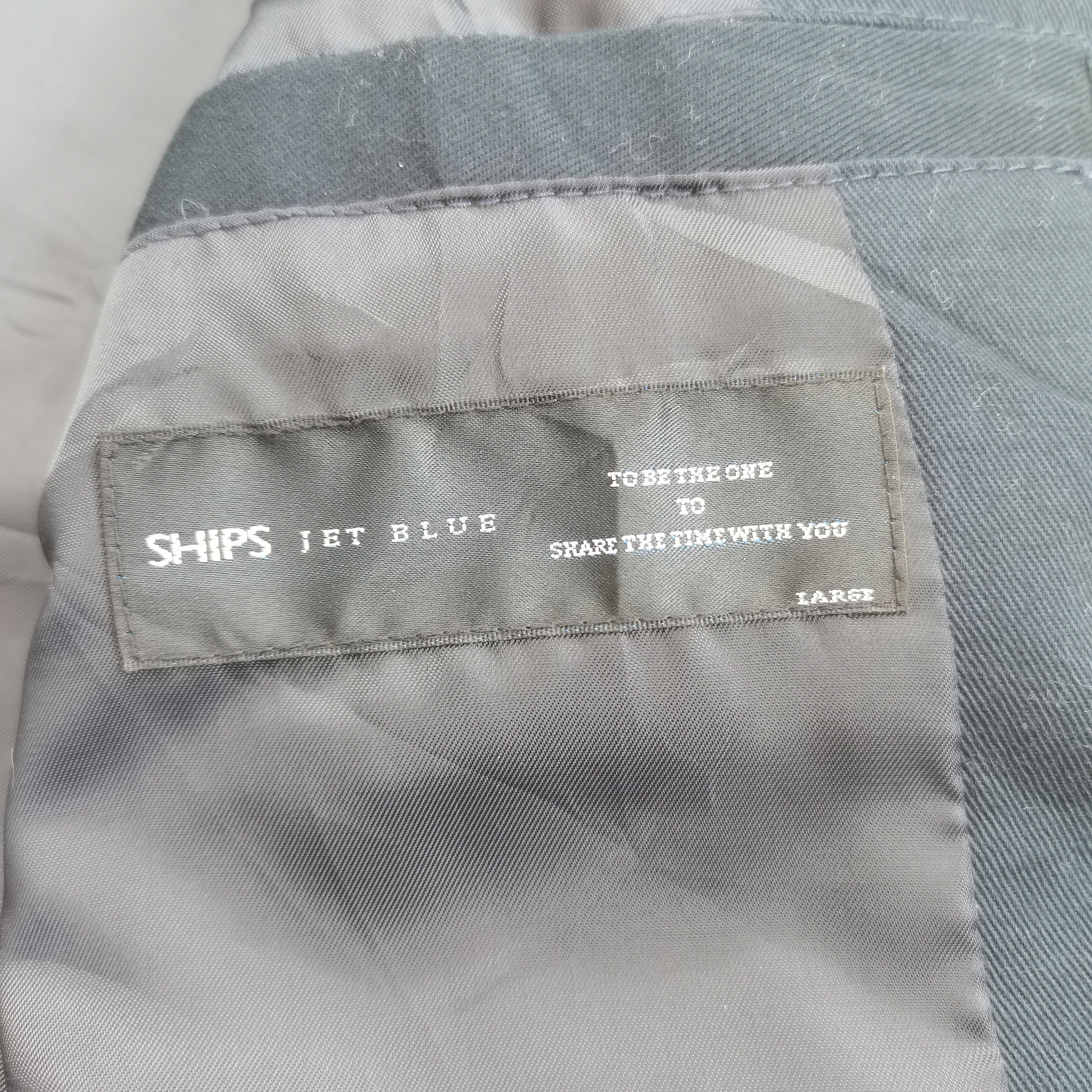 SHIPS × Ships Jet Blue Vintage SHIPS Jet Blue Varsity Light Jacket Size US L / EU 52-54 / 3 - 10 Thumbnail