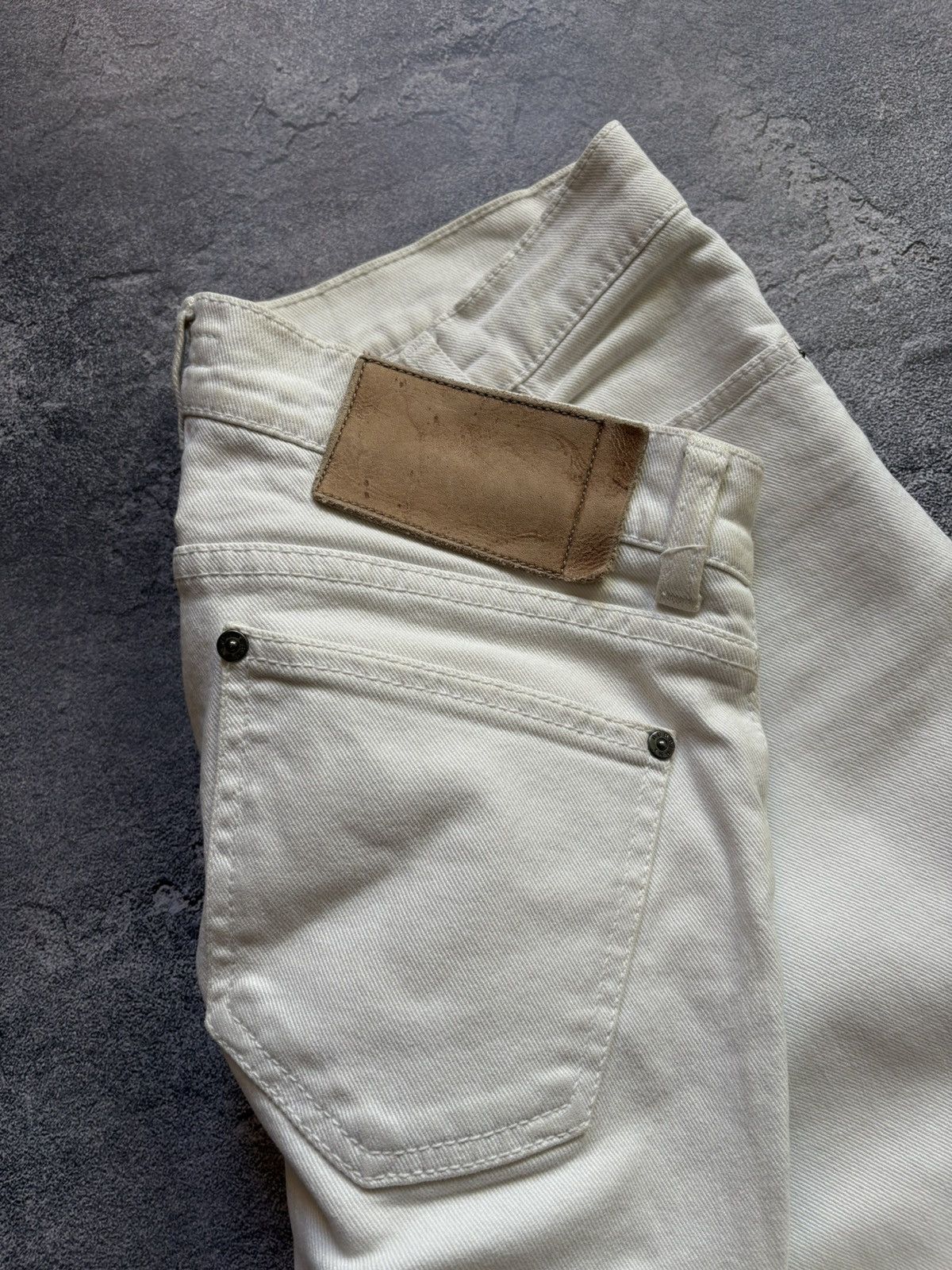 Burberry Vintage Burberry London Nova Check Luxury White Jeans Size 28" / US 6 / IT 42 - 5 Thumbnail