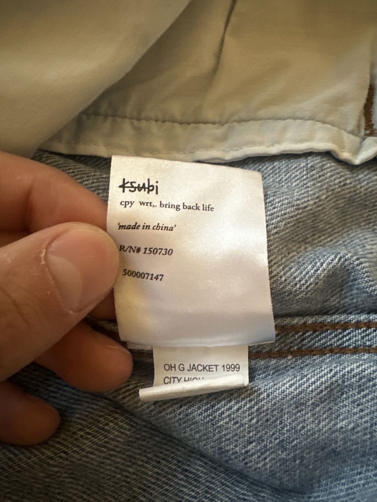 Ksubi Ksubi Acid Washed Denim Jacket Size US XL / EU 56 / 4 - 9 Thumbnail