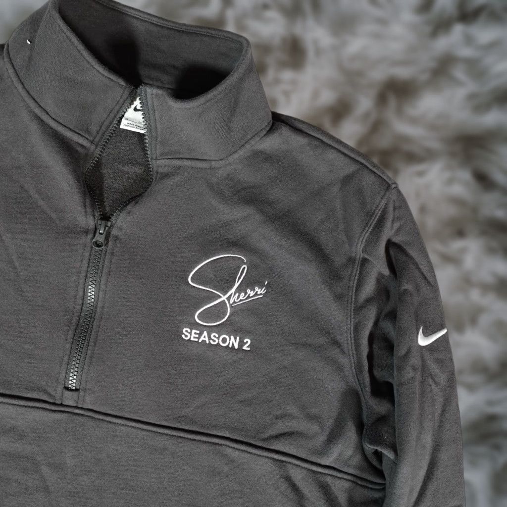 Nike Nike Club Fleece 1/2 Zip Pullover Mens XL Sherri TV Show Cast Crew Washed Gray Size US XL / EU 56 / 4 - 1 Thumbnail
