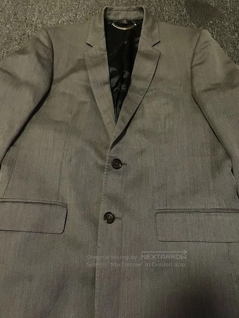 Burberry Burberry Gray Wool Silk Single Breasted Blazer. Size US M / EU 48-50 / 2 - 3 Thumbnail