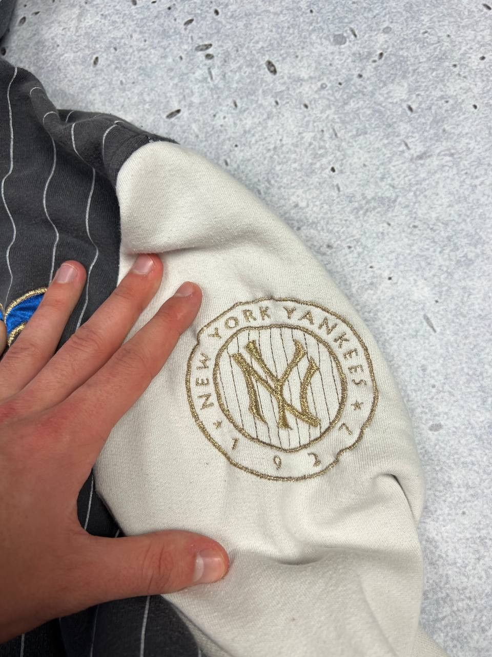 New York Yankees × Vintage Vintage New York Yankees Big Logo Oversized Hoodie Y2K USA Size US M / EU 48-50 / 2 - 5 Thumbnail