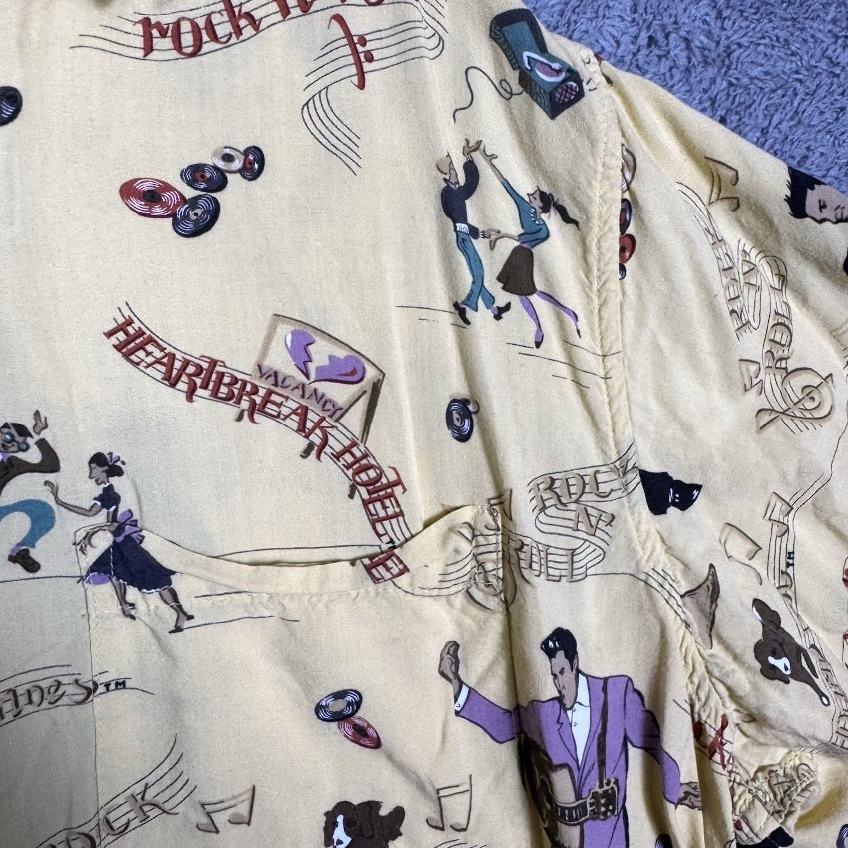 Reyn Spooner VINTAGE Reyn Spooner Shirt Elvis Presley XL Spun Rayon Hawaiian Aloha Mens Size US XL / EU 56 / 4 - 4 Thumbnail