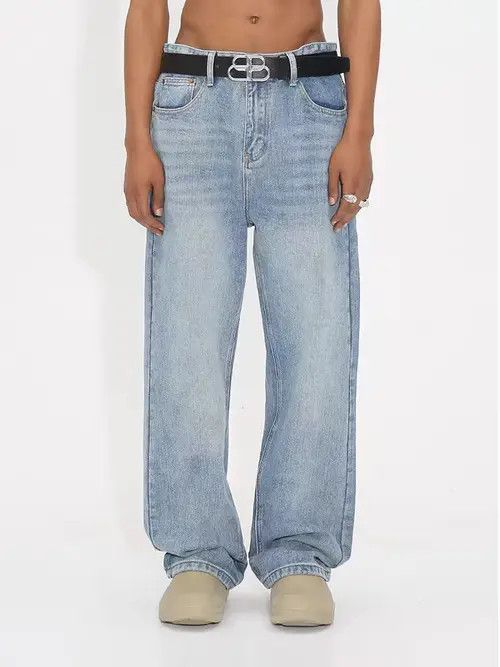Jean Furuya x Kanno Washed distressed loose baggy jeans y2k Size US 30 / EU 46 - 7 Thumbnail