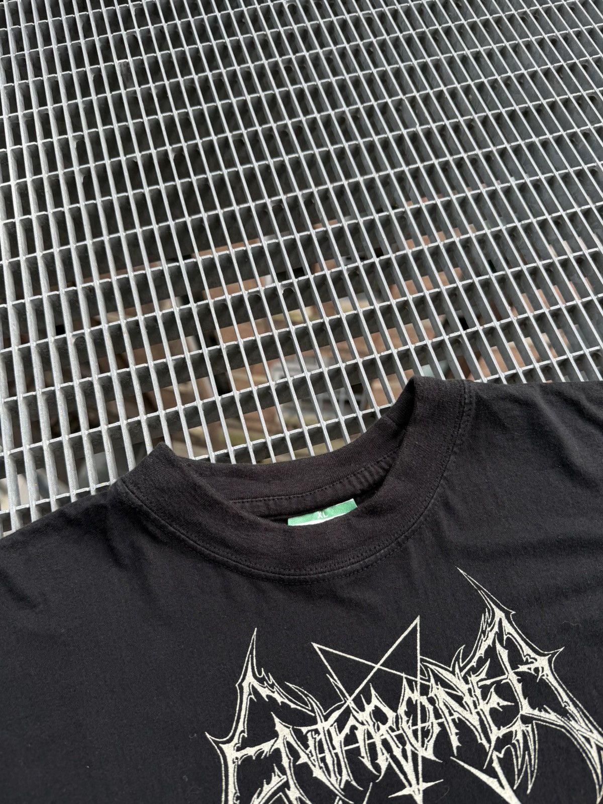 Band Tees Vintage 1995 Enthroned Prophecy Of Pagan Fire Dark Metal tee Size US XL / EU 56 / 4 - 4 Thumbnail