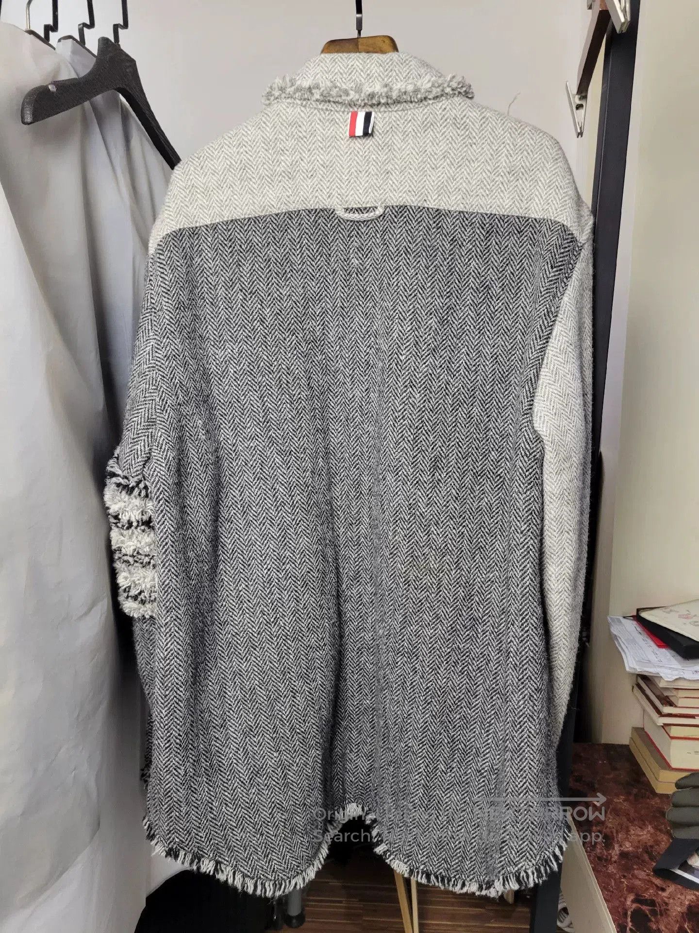 Thom Browne Thom Browne Frayed Panel Shirt Jacket. Size US L / EU 52-54 / 3 - 2 Thumbnail